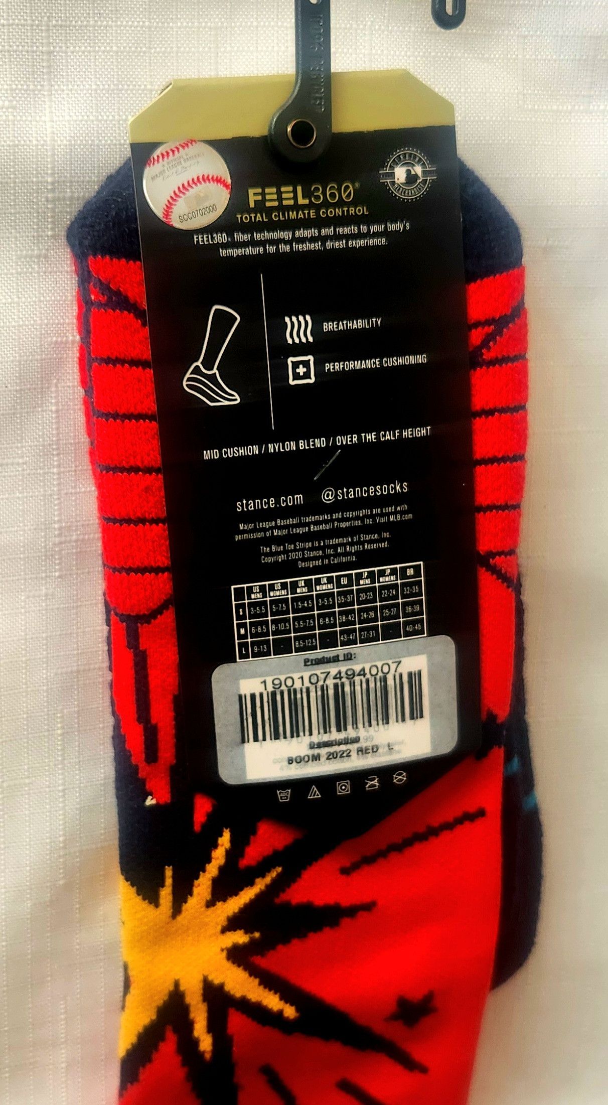 Stance Socks Stance x MLB Fourth of July Socks 'Boom 2022' | Size L New Size ONE SIZE - 4 Thumbnail