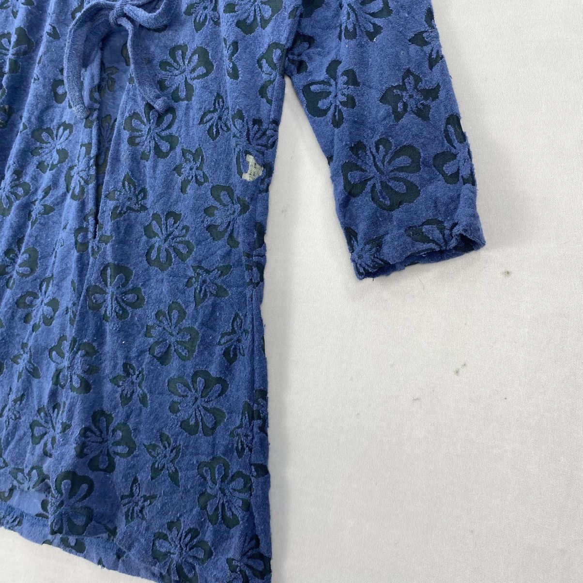 Japanese Brand Vintage Piko Japan Floral Sheer Mesh Cardigan Top Y2K Style Size M / US 6-8 / IT 42-44 - 3 Thumbnail