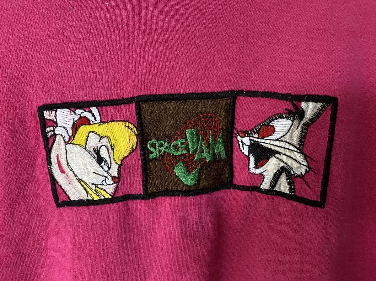 Cartoon Network 1996 Space Jam Disney embroidered box logo tee Size L / US 10 / IT 46 - 4 Thumbnail