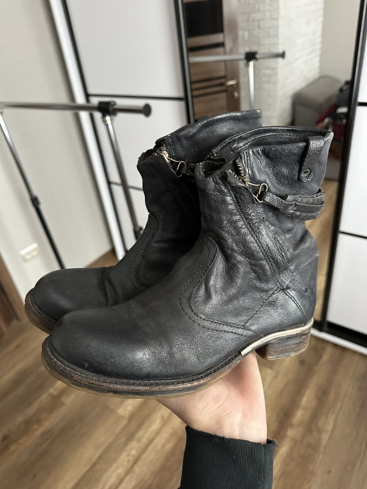 A.S.98 AS 98 Airstep Vintage Leather High Top Boots Shoes Size US 5.5 / EU 38 - 3 Thumbnail