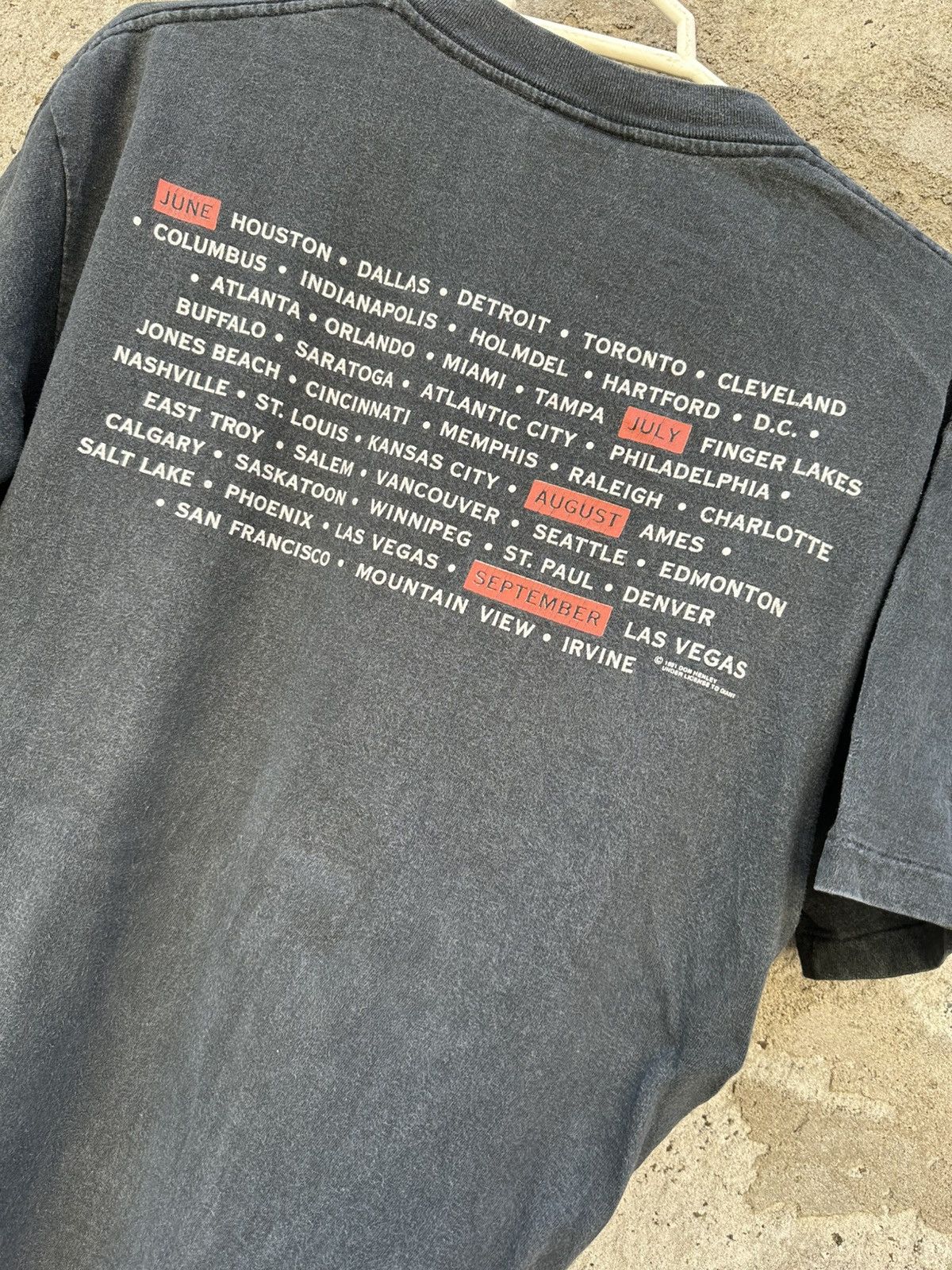 Giant × Vintage Vintage 1991 Don Henley Tour T-Shirt - Single Stitch Size US L / EU 52-54 / 3 - 9 Thumbnail