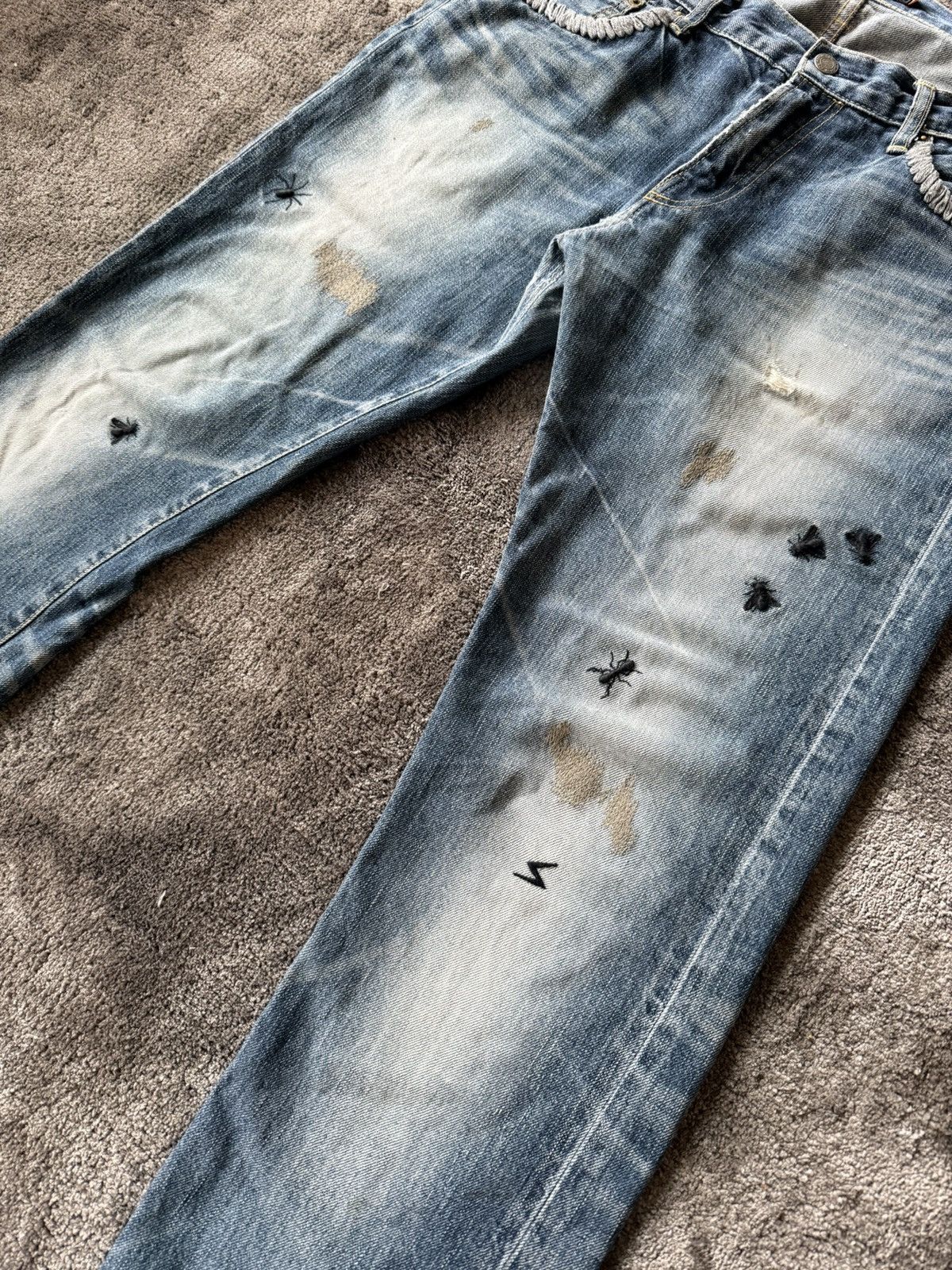 Undercover Undercover AW06 “Guru Guru” Bug/Insect Denim’ Size US 30 / EU 46 - 2 Thumbnail