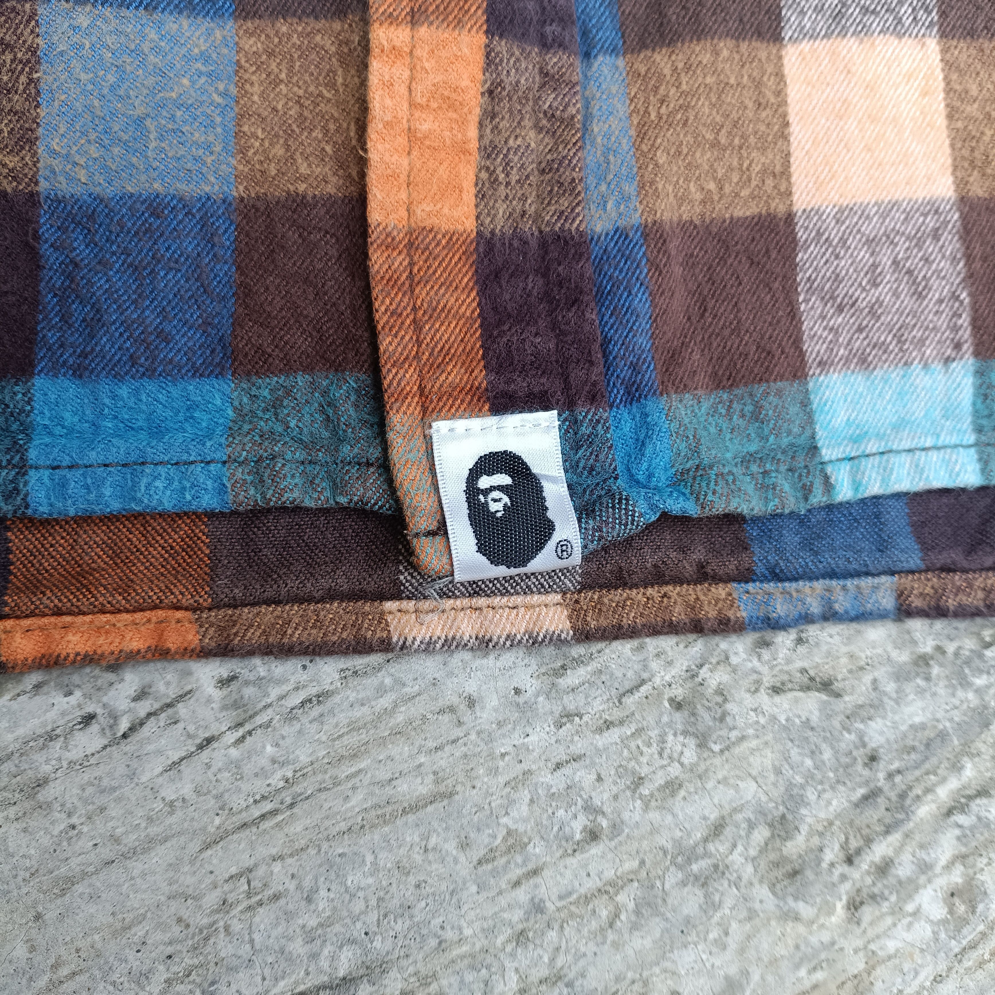 Bape Vintage Plaid Flannels Shirt Size US L / EU 52-54 / 3 - 7 Thumbnail