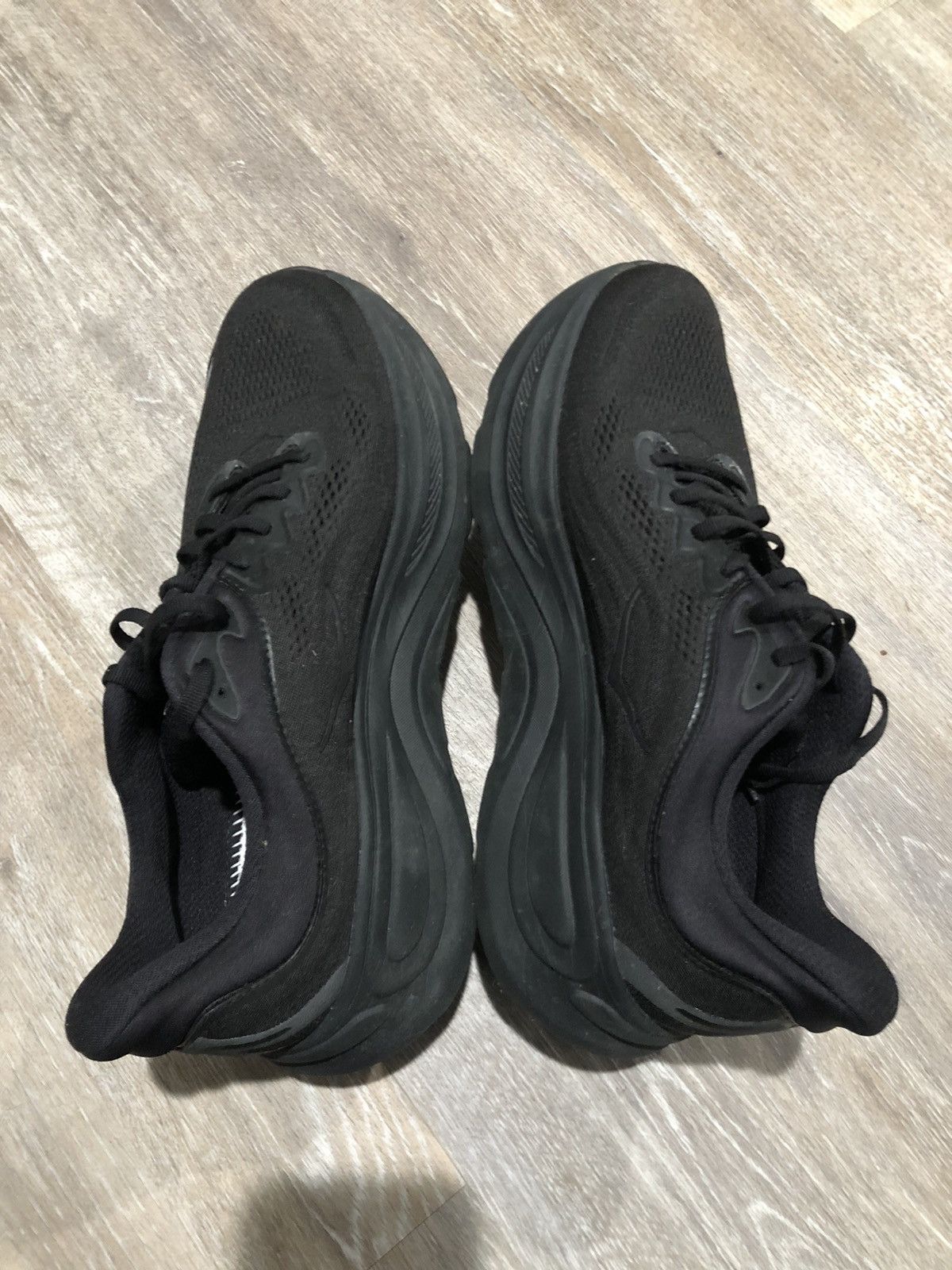 Hoka Hoka One One Bondi 8 Running Shoes Mens Size 11.5 Black Size US 11.5 / EU 44-45 - 6 Thumbnail