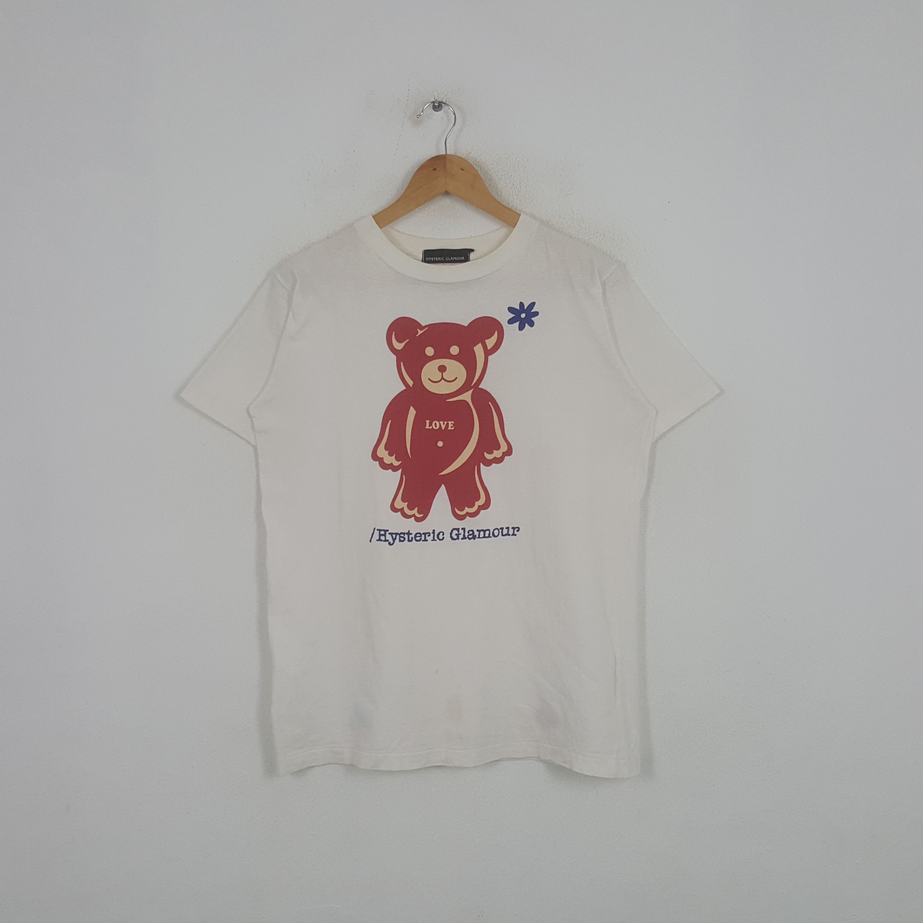 Hysteric Glamour × Japanese Brand × Vintage Vintage Hysteric Glamour Japanese Brand Bear Art Tshirt Size US L / EU 52-54 / 3 - 1 Thumbnail