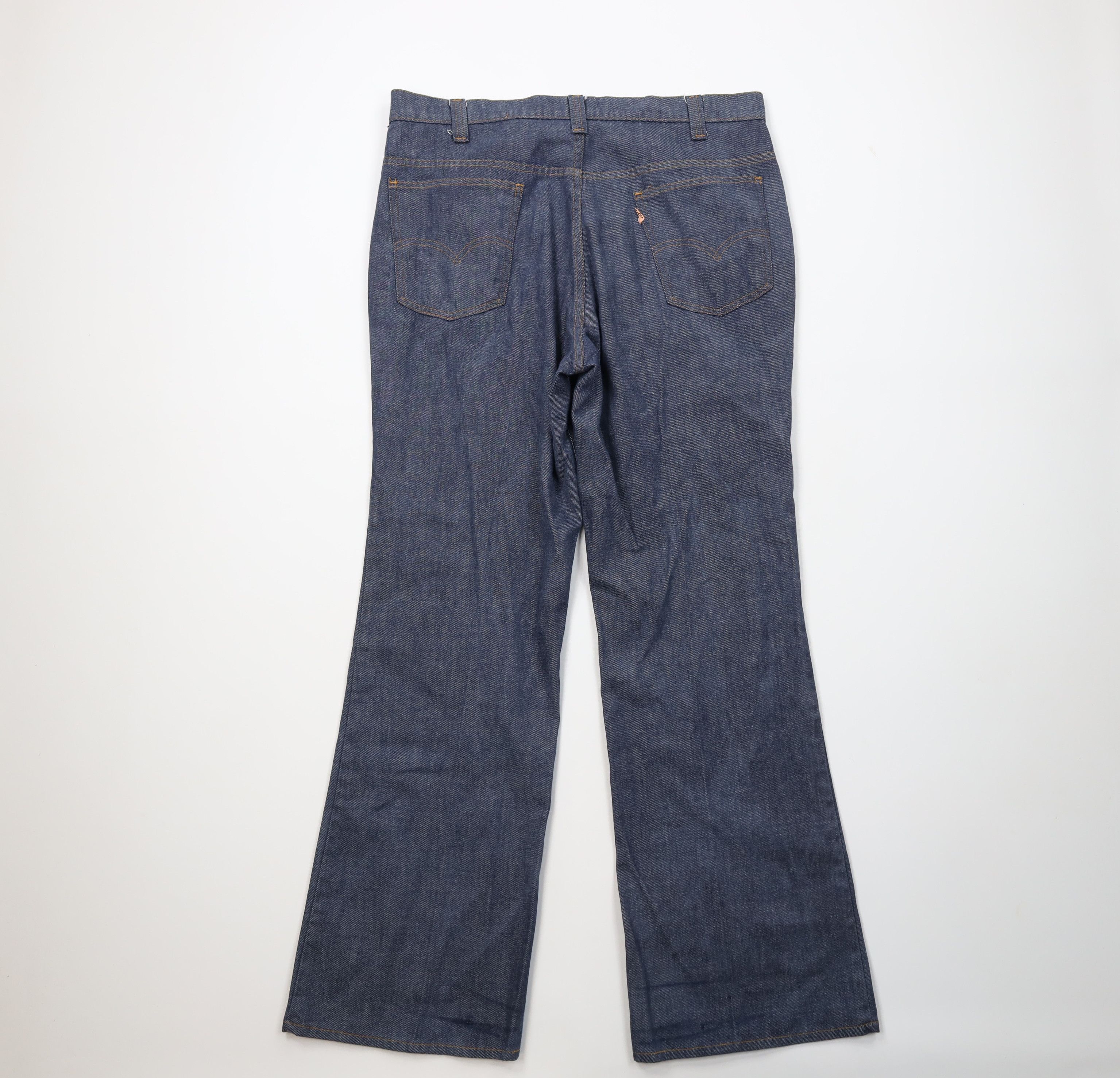 Levi's Vintage 70s Levis Orange Tab Big E Bell Bottoms Jeans USA Size US 38 / EU 54 - 11 Thumbnail