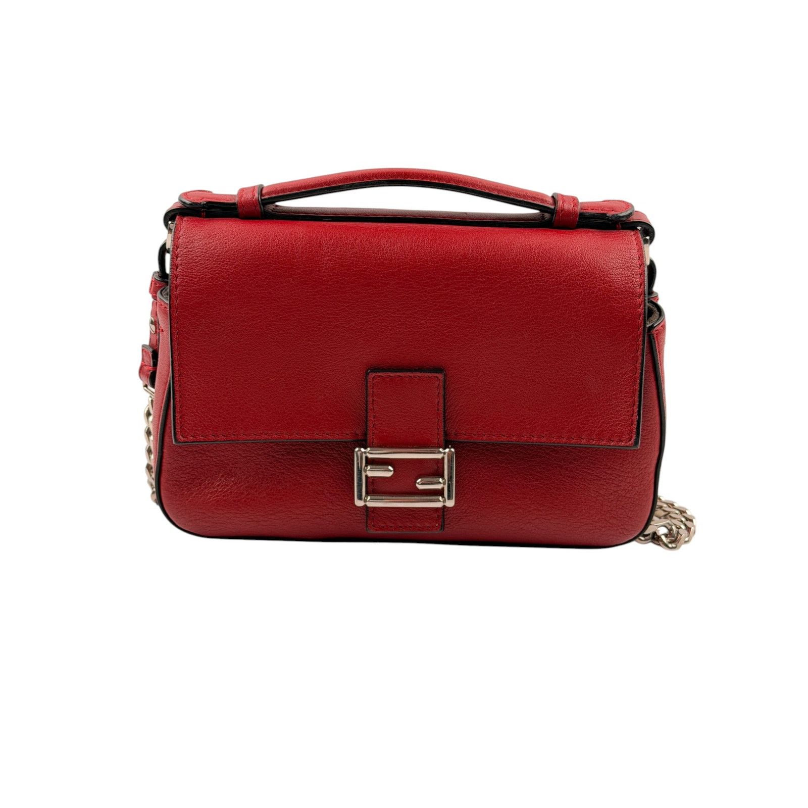 Fendi Fendi Micro Monster Baguette Bag red Size ONE SIZE - 3 Thumbnail