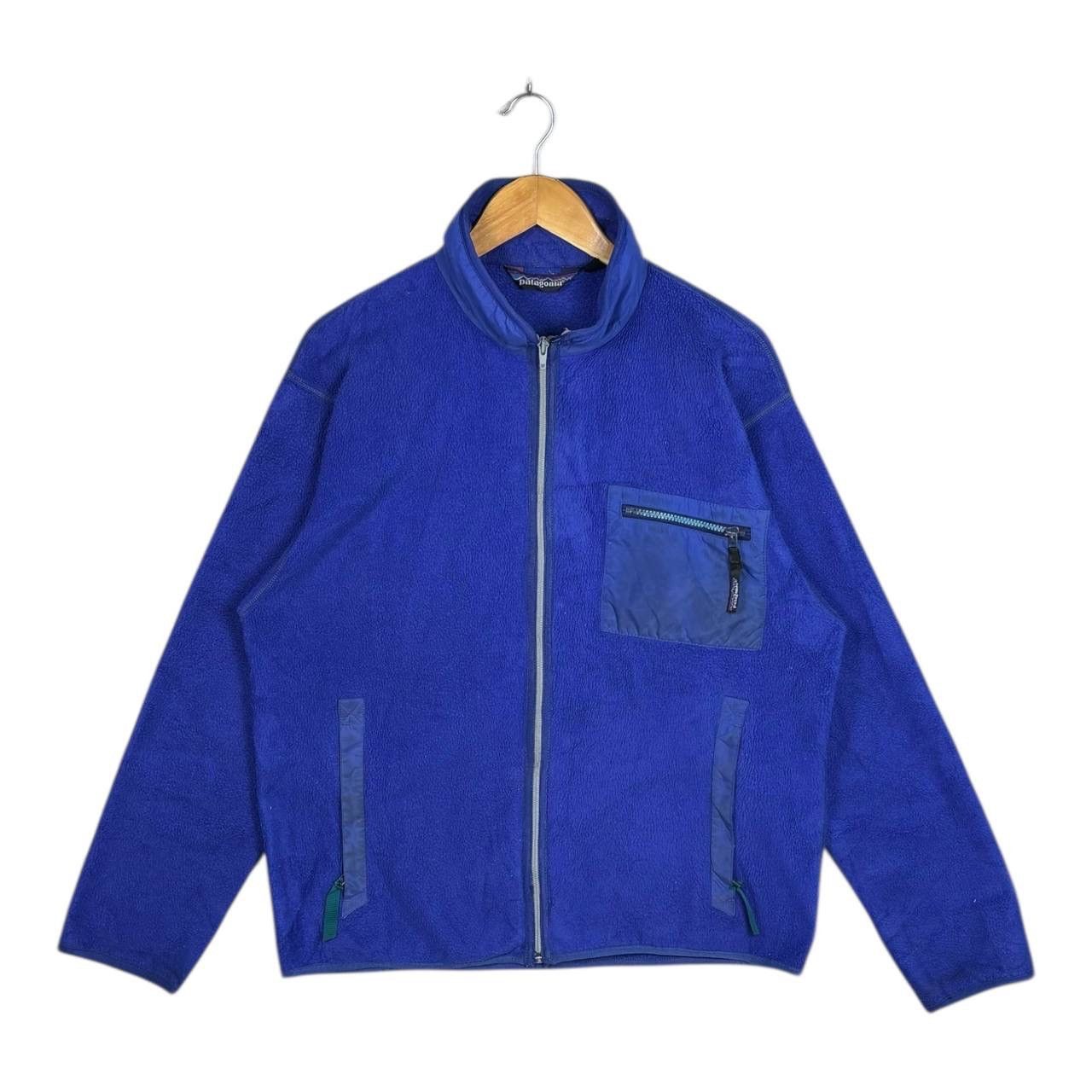 Patagonia Vintage Patagonia Synchilla Full Zip Fleece Jacket Blue M Size US M / EU 48-50 / 2 - 1 Thumbnail