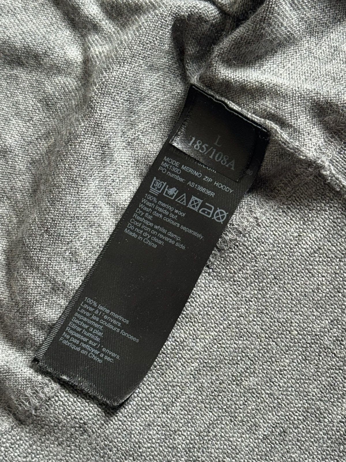 Allsaints Allsaints L merino mode zip hoodie jumoer knitwear pullover Size US L / EU 52-54 / 3 - 10 Thumbnail