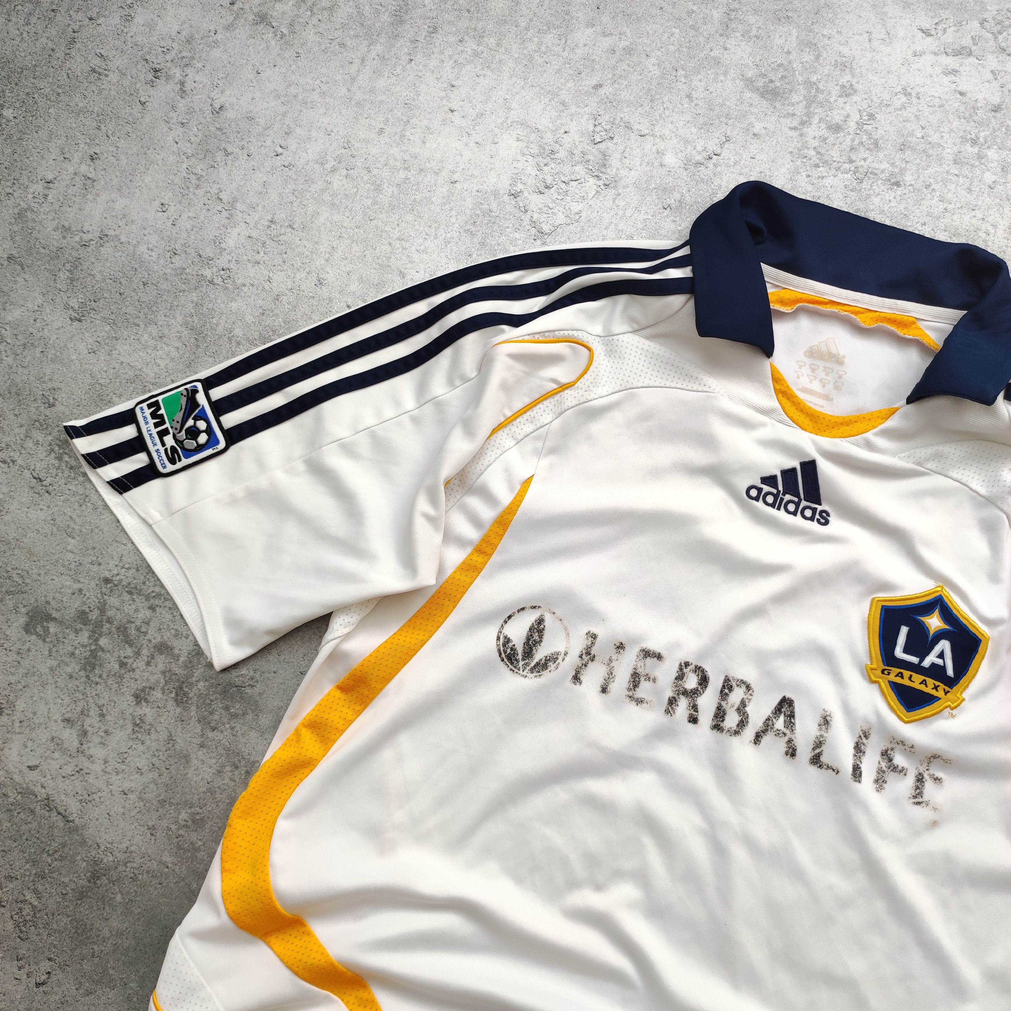 Vintage Vintage RARE 2007 Adidas x LA Galaxy #23 Beckham Jersey Size US M / EU 48-50 / 2 - 4 Thumbnail