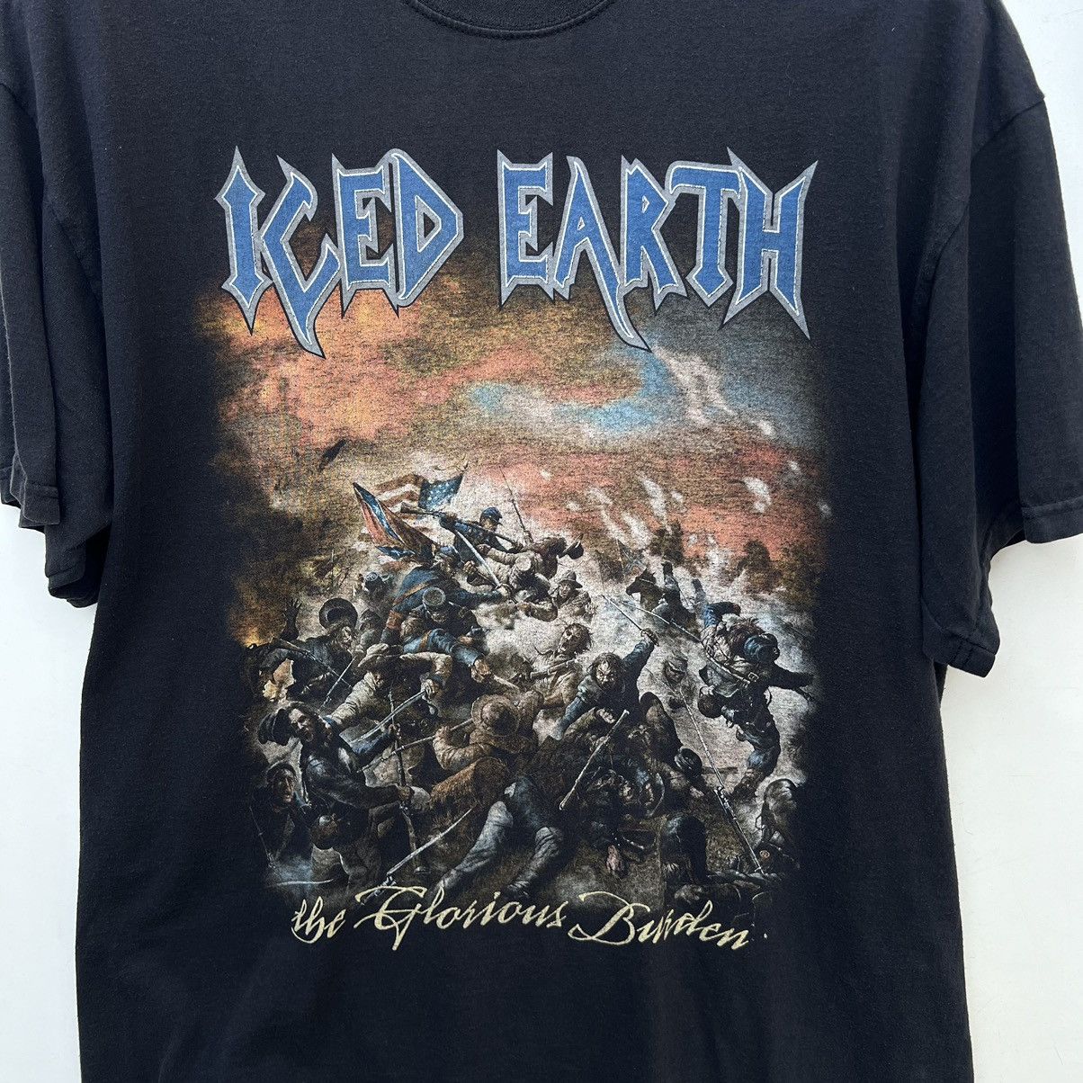 Band Tees × Vintage Vintage 2004 iced earth the glorious burden tour Size US XL / EU 56 / 4 - 4 Thumbnail