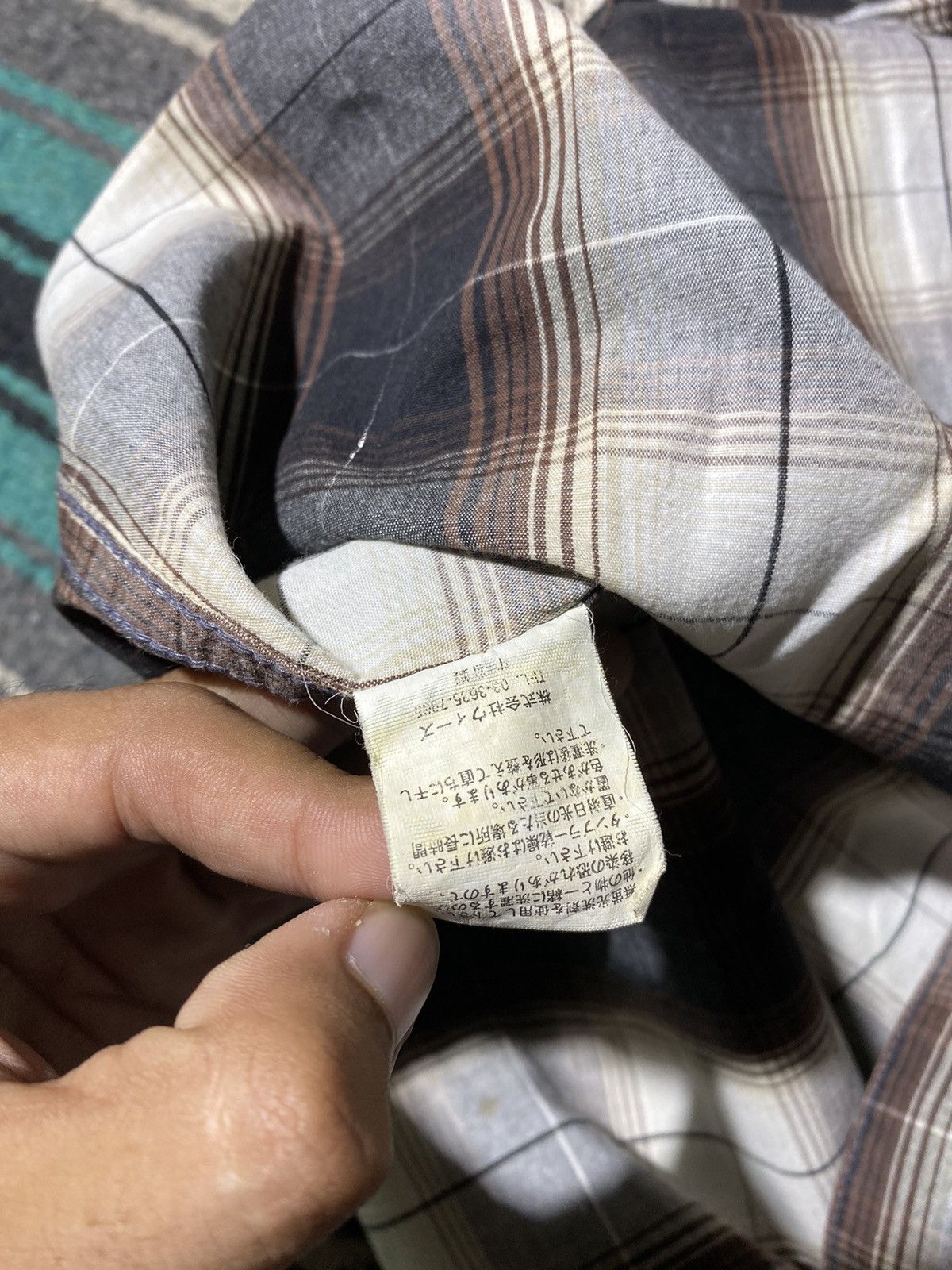 If Six Was Nine × Japanese Brand × Le Grande Bleu (L.G.B.) OMKOE Distressed Western Button Shirt Size US M / EU 48-50 / 2 - 10 Thumbnail
