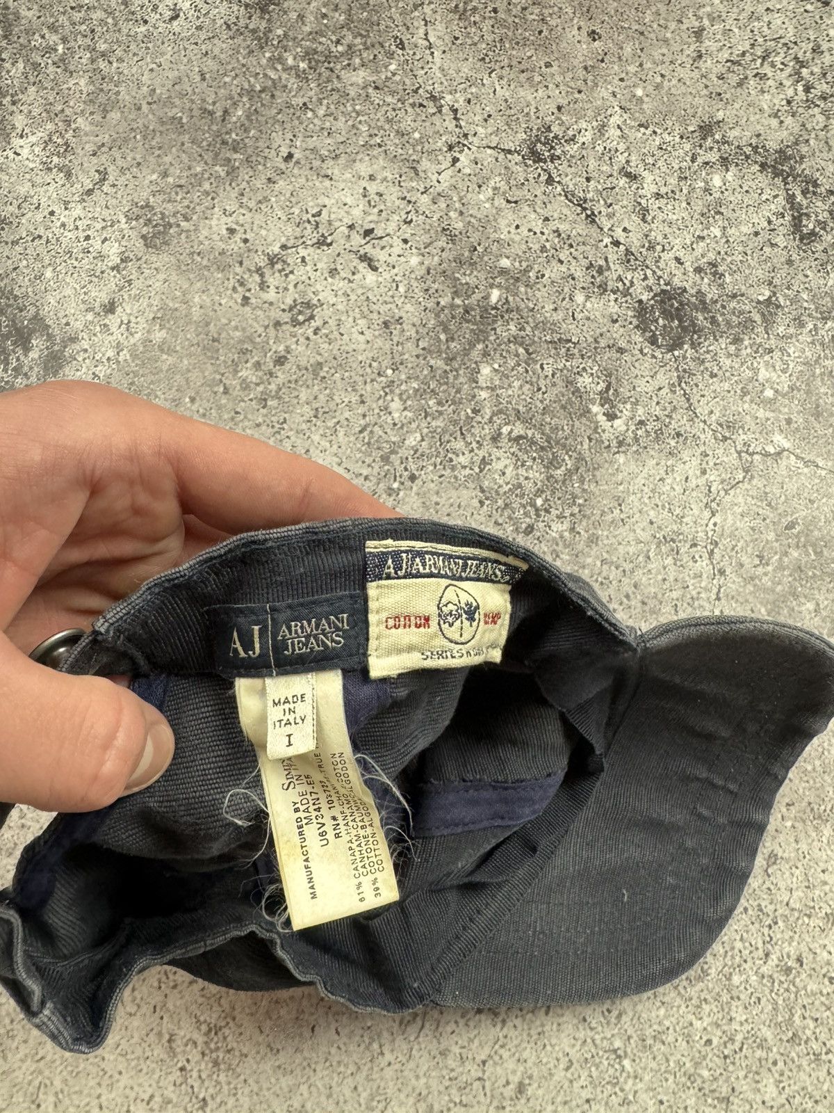 Armani Vintage Armani Jeans Hats Luxury Cap Y2K Japanese Brand 90s Size ONE SIZE - 9 Thumbnail