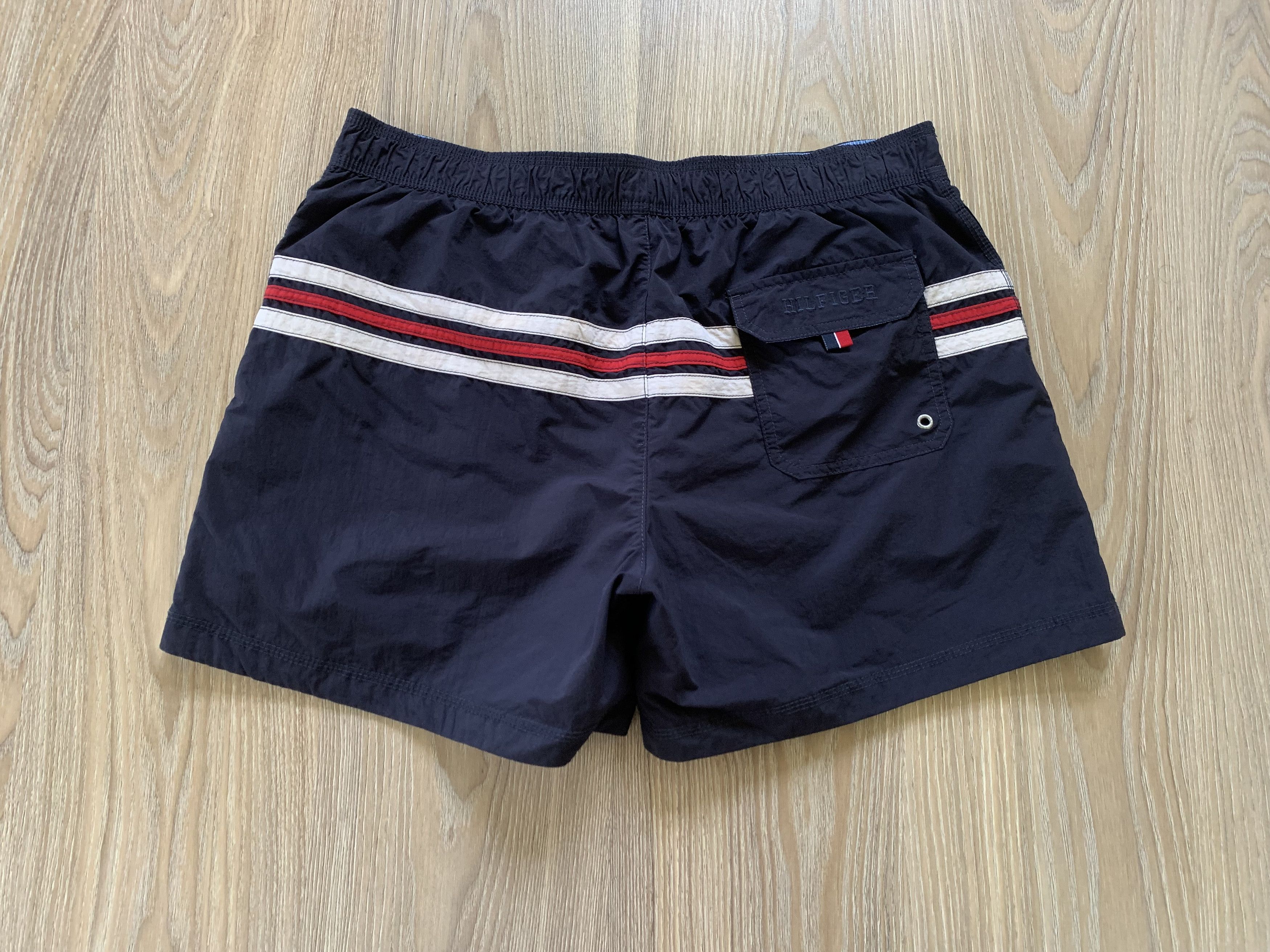 Tommy Hilfiger × Vintage Tommy Hilfiger Blue Swim Beach Shorts Size US 32 / EU 48 - 3 Thumbnail
