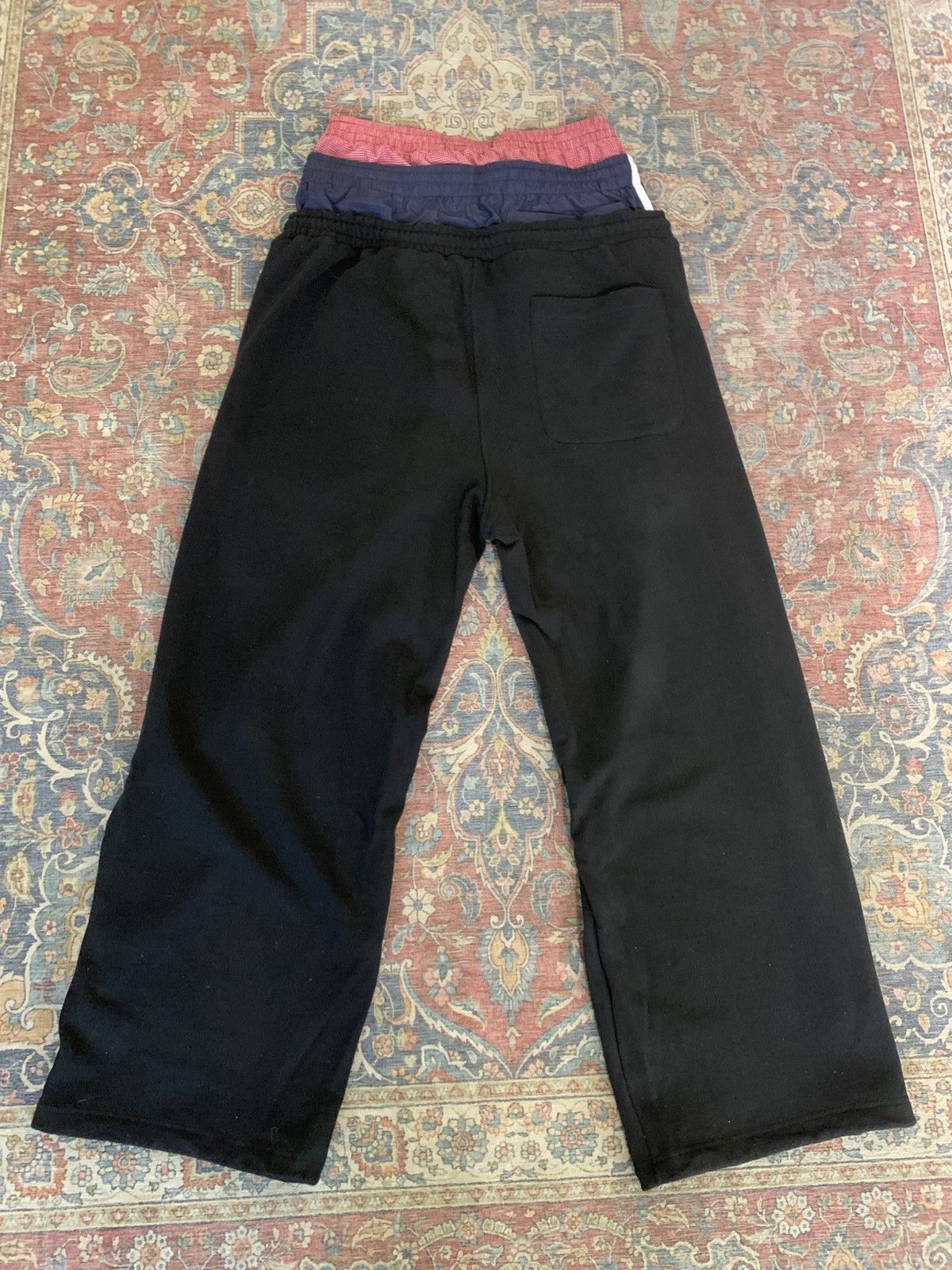 最安値PROJECT G/R LAYERED SWEAT PANTS BLACK PROJECT G/R_3 LAYERED SWEAT PANTS (Black) – TOBIRA STORE