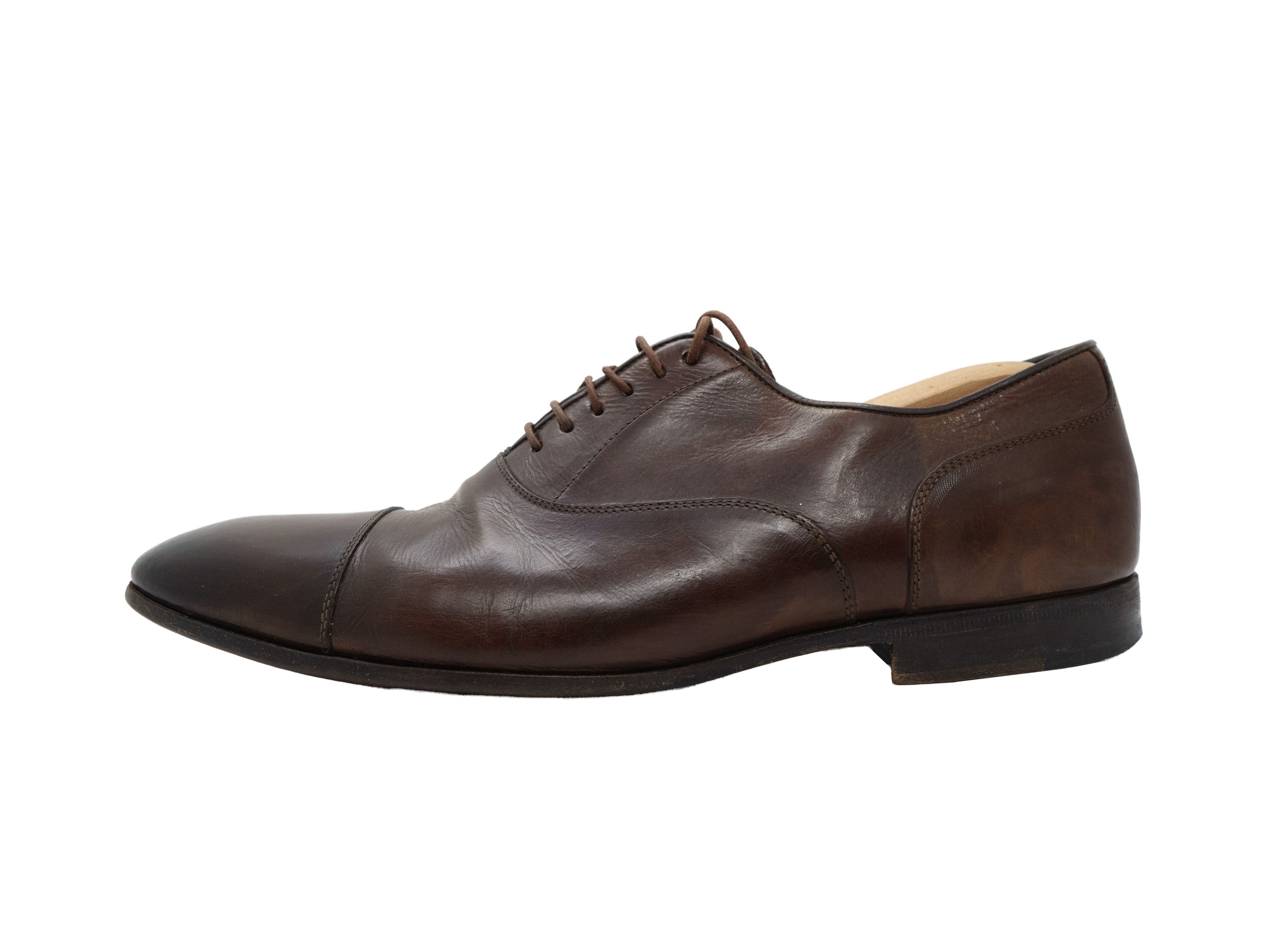 Henderson Derby Leather Shoes in Brown, Men's (Size 8.5)