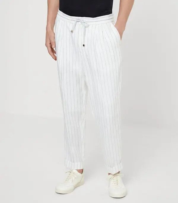 Brunello Cucinelli Pants in White Size US 34 / EU 50 - 1 Thumbnail