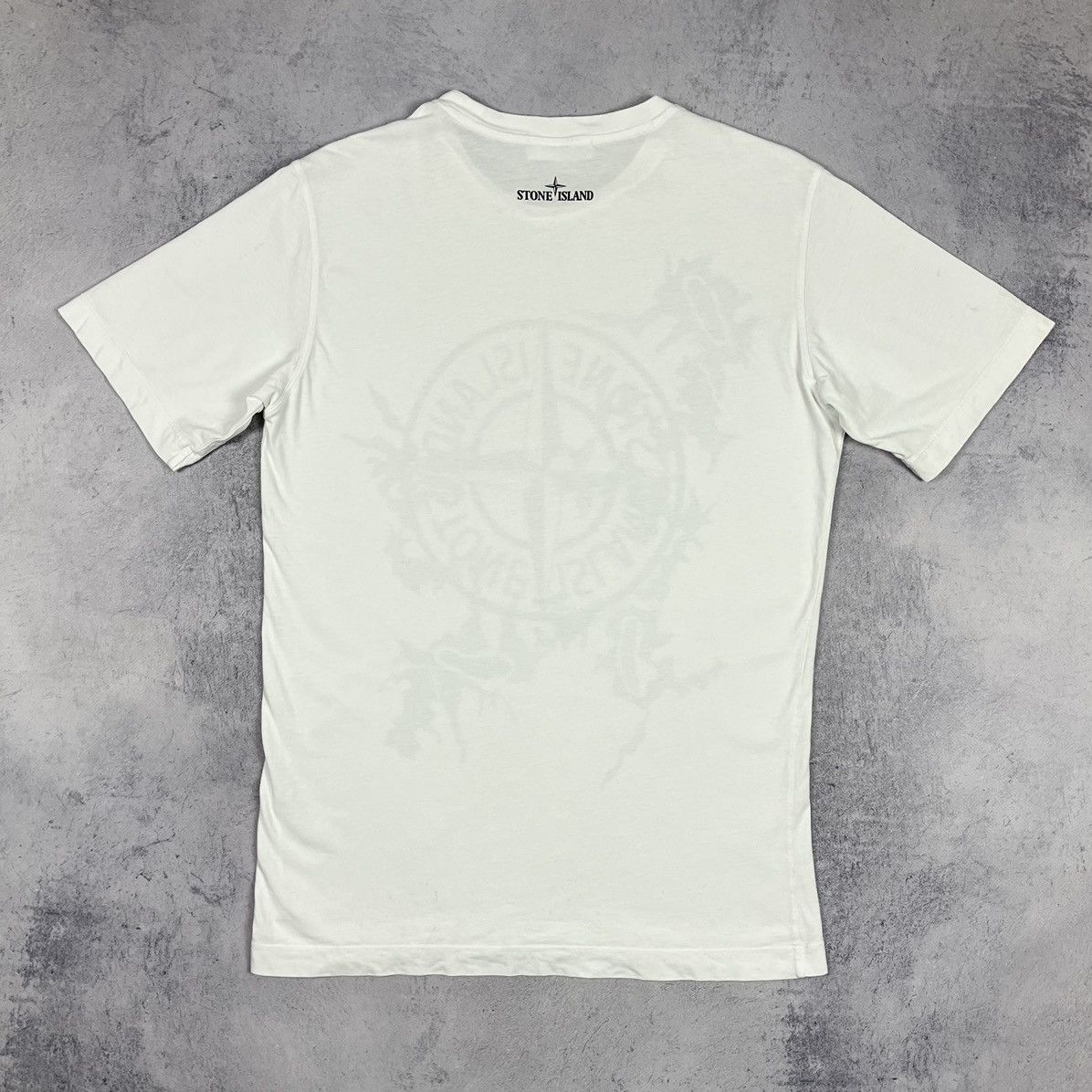 Stone Island Vintage Stone Island Junior big logo T Shirt 00’s Size US S / EU 44-46 / 1 - 14 Thumbnail