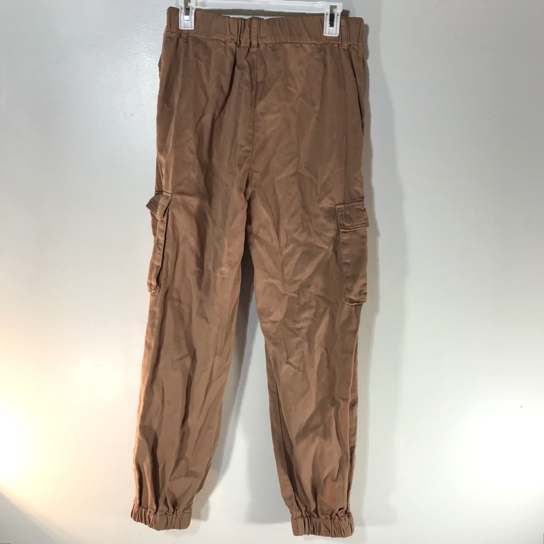 Forever 21 FOREVER 21 Brown Cargo Joggers Pants Womens Size M Tapered Regular Fit Size 32" / US 10 / IT 46 - 2 Thumbnail
