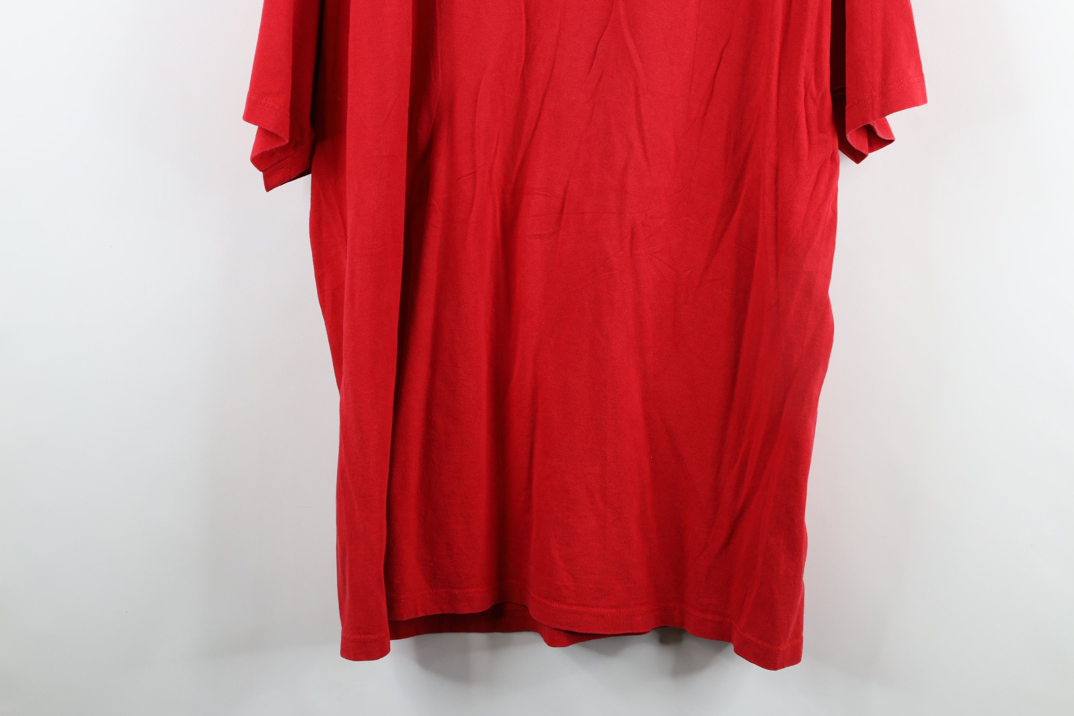 Nautica × Vintage Vintage 90s Nautica Sport Tech T-Shirt Red Cotton USA Size US L / EU 52-54 / 3 - 12 Thumbnail