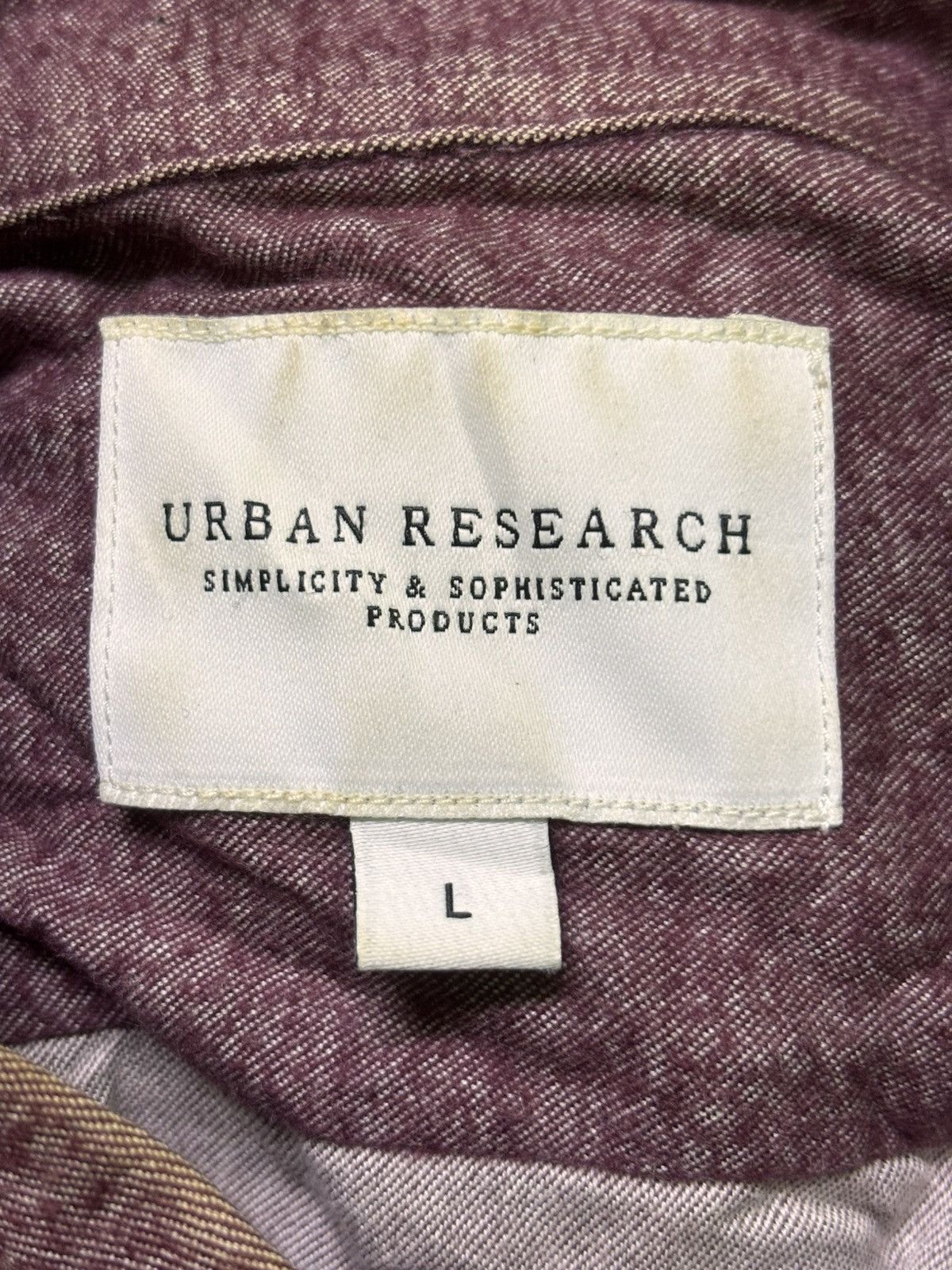 Japanese Brand Urban Research Button Up Shirt Size US L / EU 52-54 / 3 - 19 Thumbnail