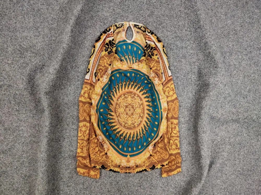 Dolce & Gabbana Vintage Dolce Gabbana Gold Art Wool Pullover long sleeve Size S / US 4 / IT 40 - 1 Thumbnail