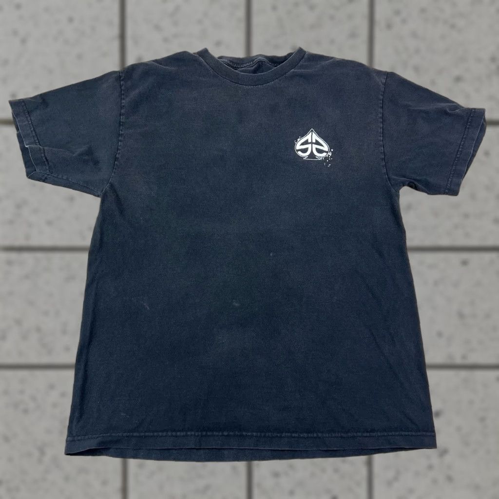 Vintage VINTAGE Solitaire Skateboards Black T-Shirt Size M Medium Men Short Sleeve Grunge Solitare Skateboards T Shirt Size US M / EU 48-50 / 2 - 1 Thumbnail