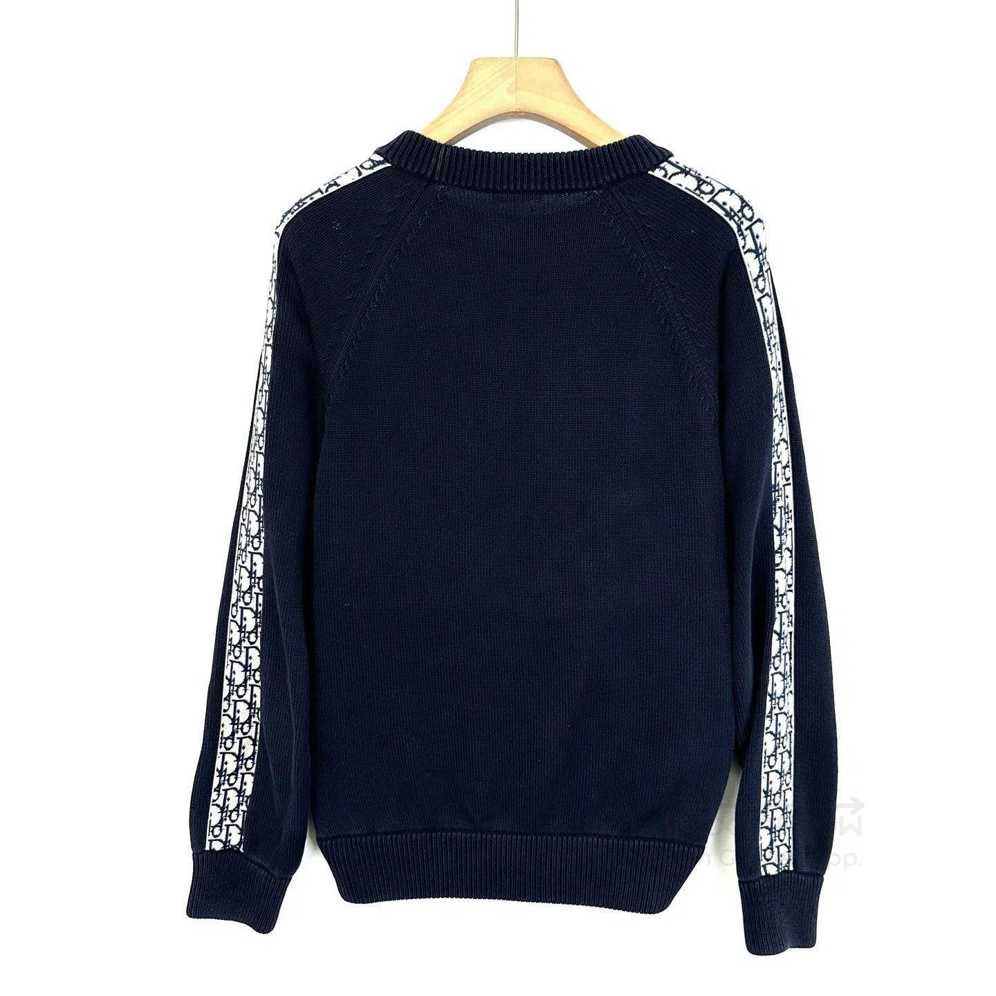 Dior Dior Black Side Panel Oblique Wool Knit. Size S / US 4 / IT 40 - 2 Thumbnail