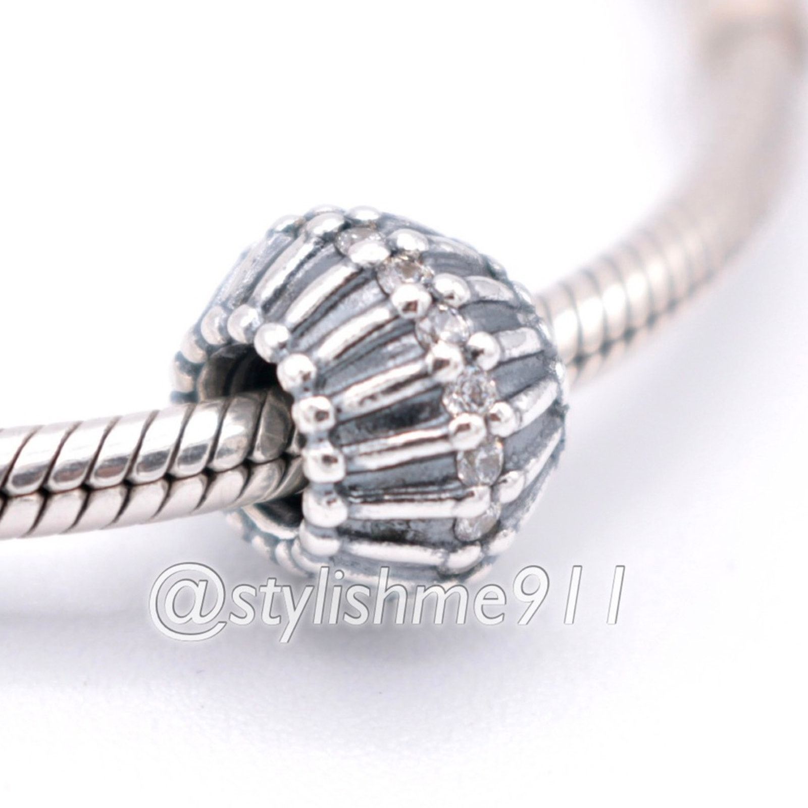 pandora Authentic PANDORA Show Stopper with Black CZ Charm Size ONE SIZE - 3 Thumbnail