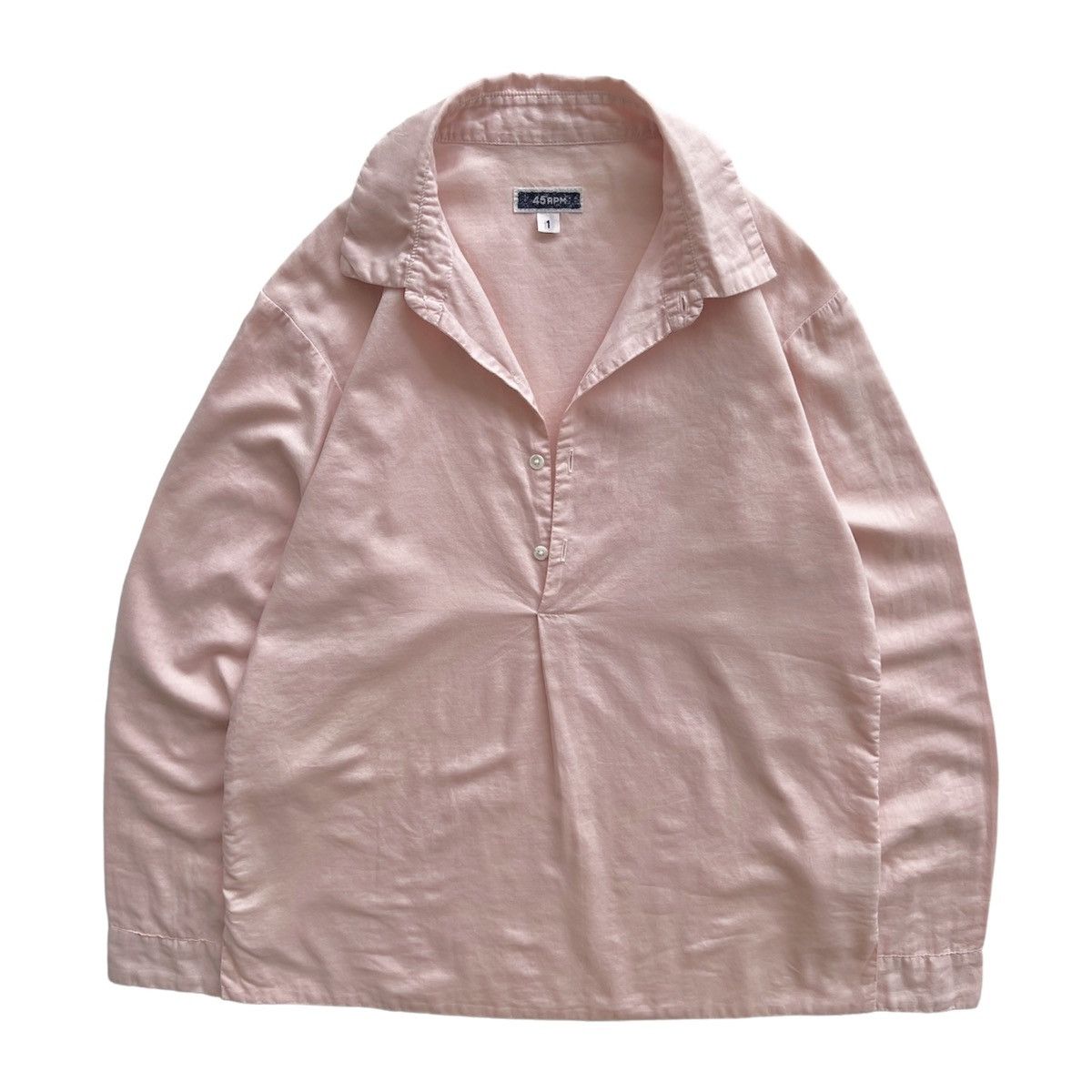45rpm × Japanese Brand VINTAGE 45RPM PULLOVER SHIRT Size US S / EU 44-46 / 1 - 2 Thumbnail