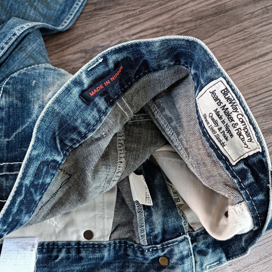 Tornado Mart ⭐Flare⭐Japanese blue way boot cut Size US 31 - 3 Thumbnail