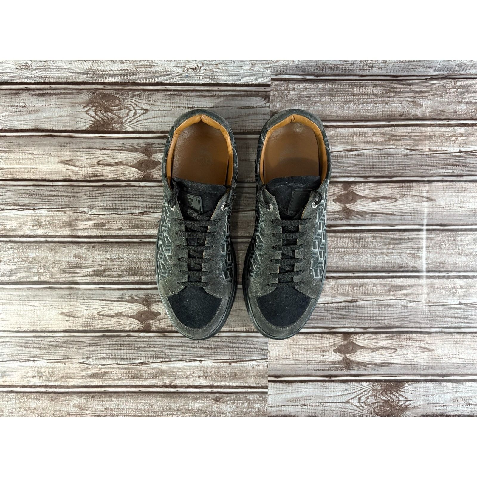 MCM MCM Terrain Lo Monogram Jacquard sneaker Sz 42 US 9 color bl Size US 9 / EU 42 - 2 Thumbnail