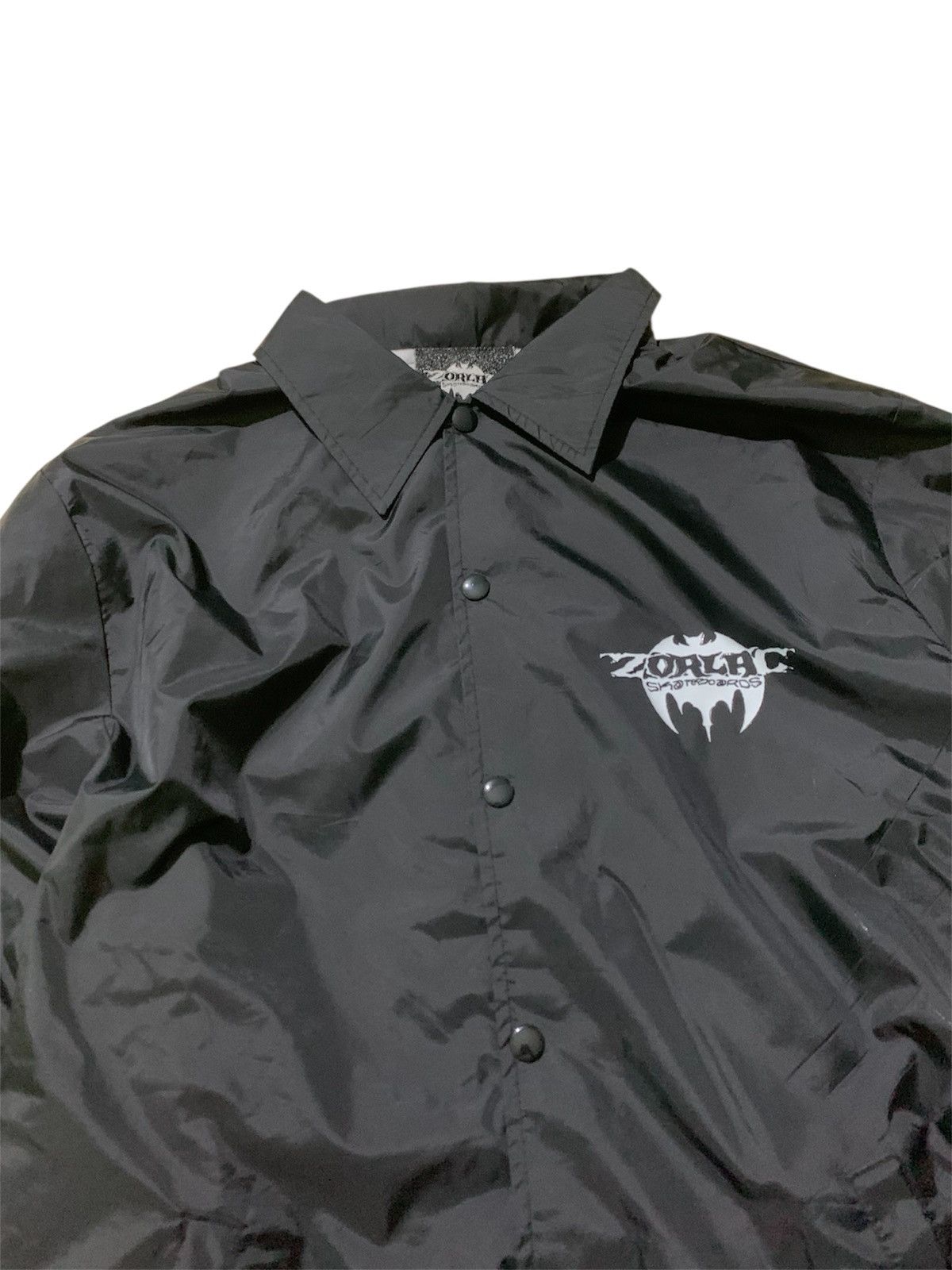 Vintage 80s Zorlac Skateboards Shut Up And Skate Windbreaker Jacket Size US M / EU 48-50 / 2 - 2 Thumbnail