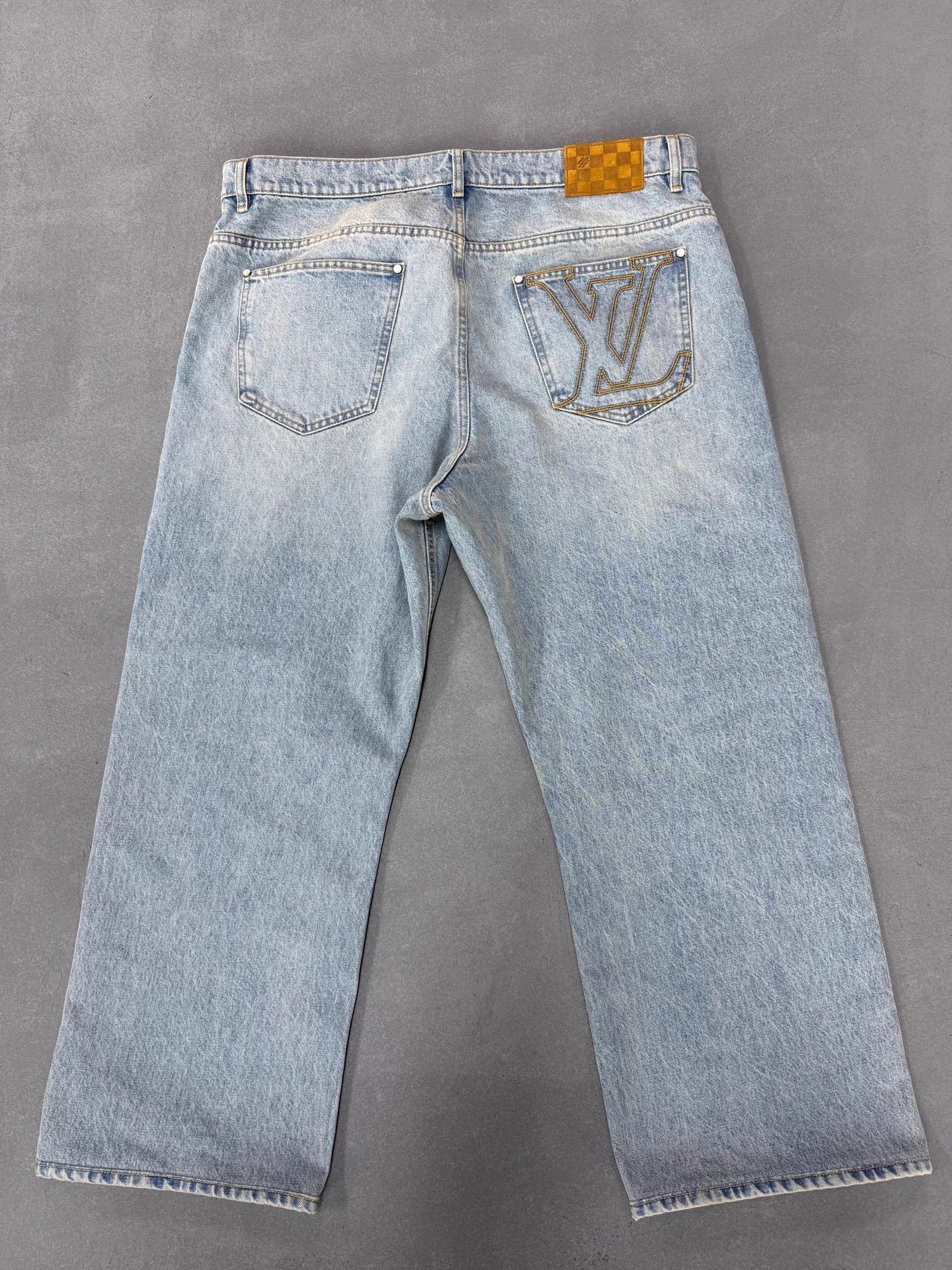 Louis Vuitton LV 25ss rare large jeans 40 Size US 40 / EU 56 - 2 Thumbnail