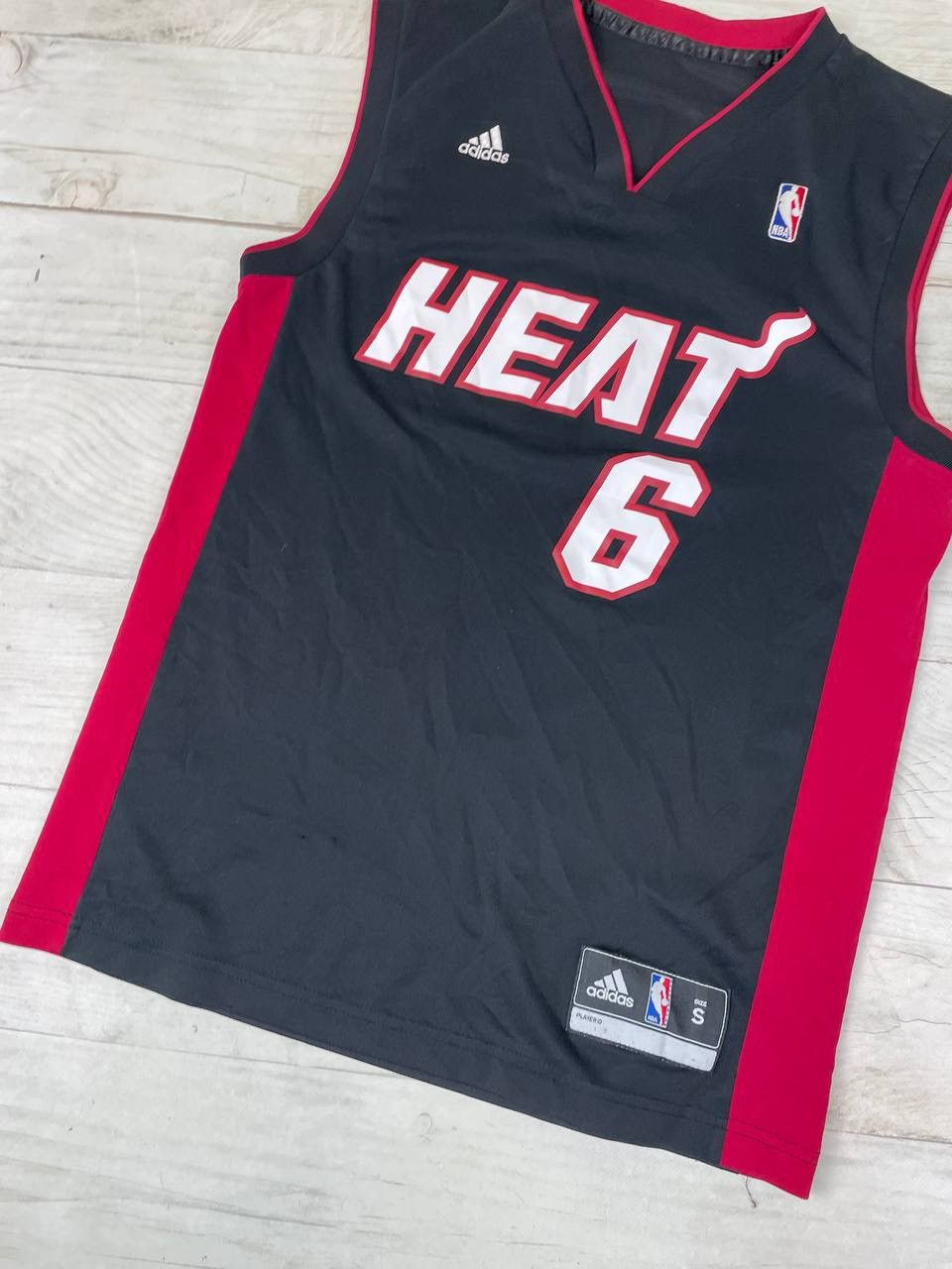 Adidas Adidas Miami Heat LeBron James #6 NBA Basketball Jersey Size US S / EU 44-46 / 1 - 4 Thumbnail