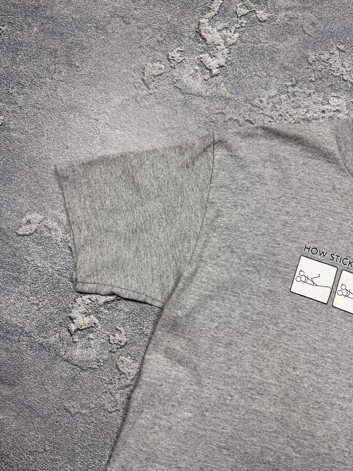 Other Y2K How Stick Figures Went Extinct Funny Graphic Tee Size US M / EU 48-50 / 2 - 4 Thumbnail