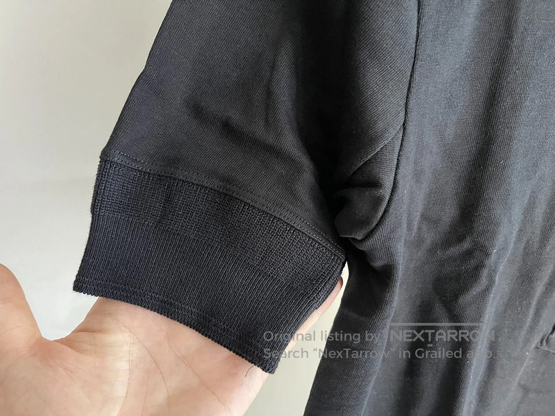 Merz B. Schwanen black henley short sleeve cotton tee. Size US M / EU 48-50 / 2 - 3 Thumbnail