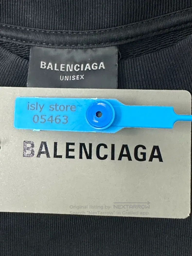 Balenciaga Balenciaga Printed Casual Pullover Long Sleeve Hoodie Size US S / EU 44-46 / 1 - 4 Thumbnail