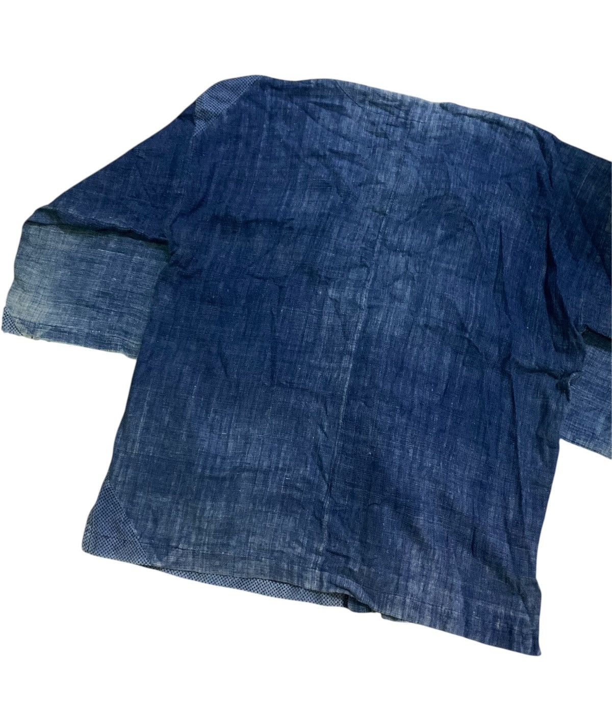 Indigo 💥Vintage Japanese Indigo Patchwork Kimono Size US XL / EU 56 / 4 - 4 Thumbnail