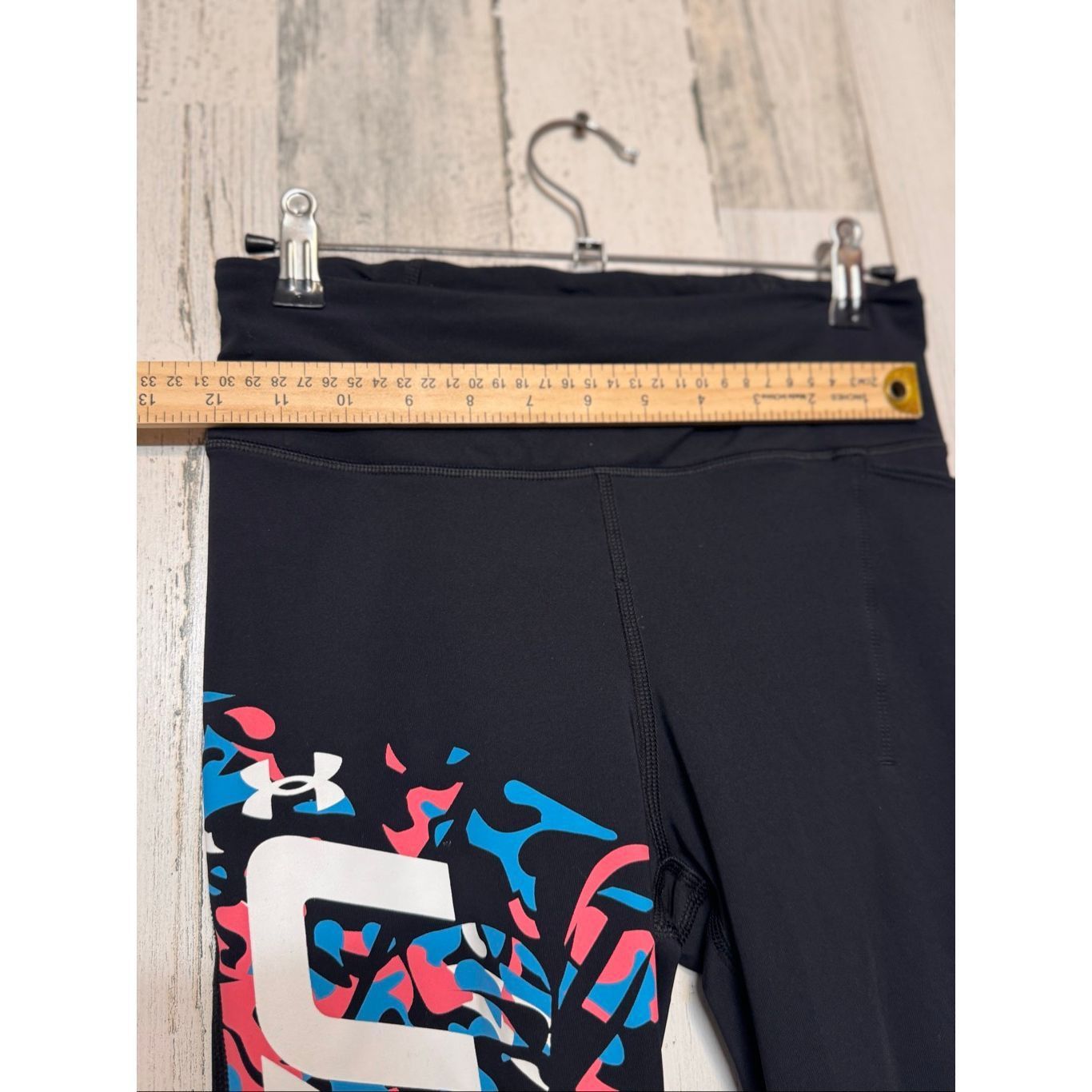 Under Armour Under Armour HeatGear Black Compression Leggings Women’s Small UA Logo Size 27" / US 4 / IT 40 - 8 Thumbnail