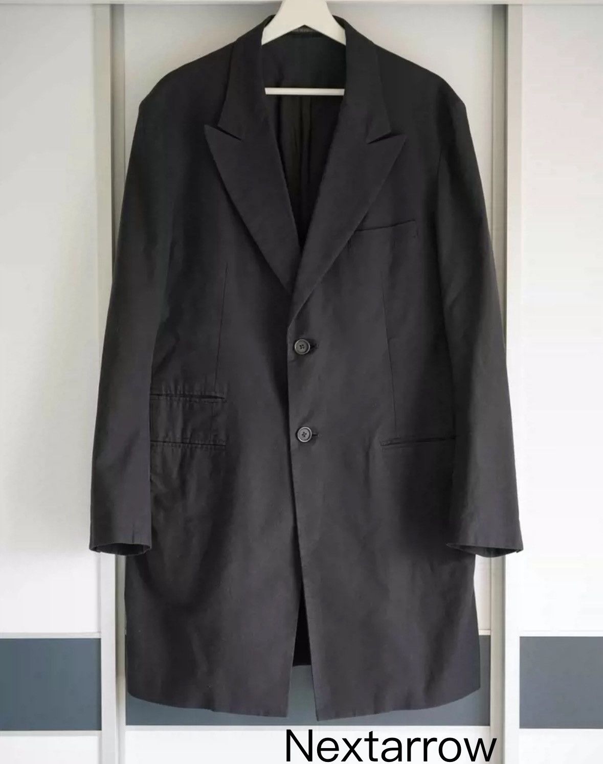 Yohji Yamamoto Yohji Yamamoto 20ss gun neck back zipper coat 2412-Nextarrow Size US L / EU 52-54 / 3 - 1 Thumbnail