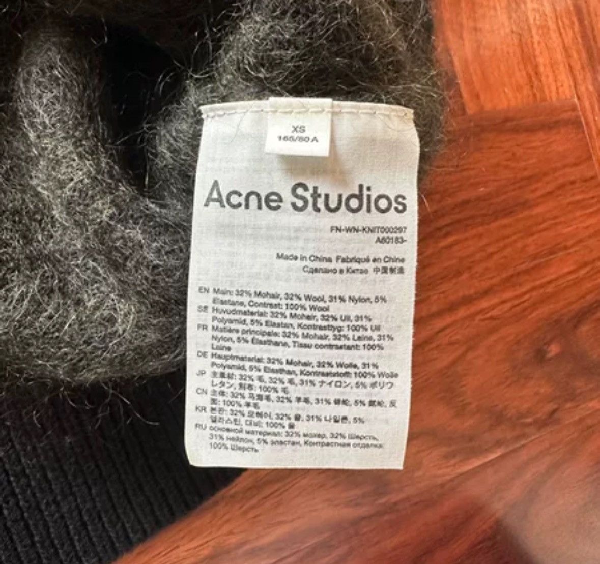 Acne Studios Acne studios Mohair cardigan 2412-Nextarrow Size US XS / EU 42 / 0 - 4 Thumbnail