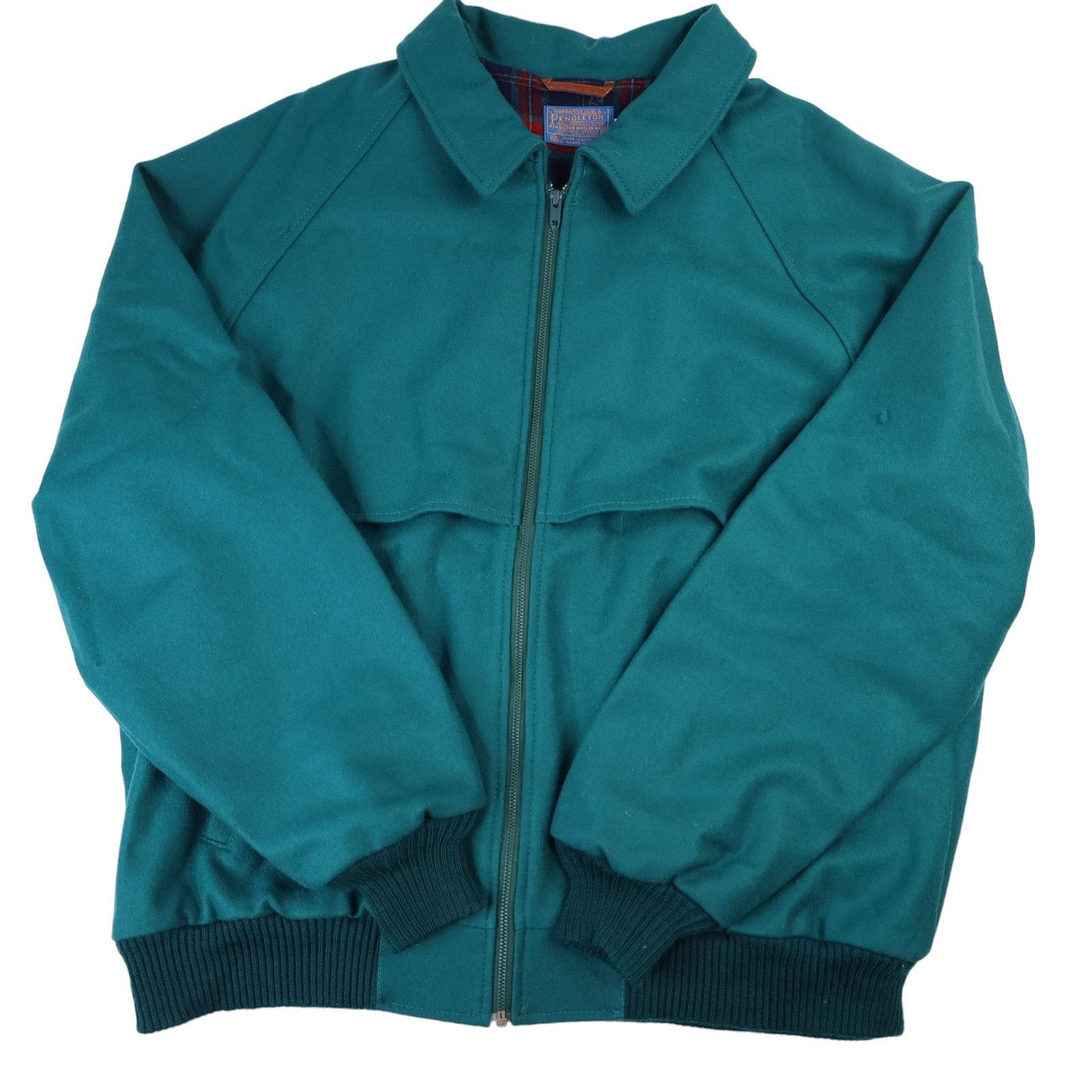 Pendleton × Vintage Vintage Pendleton Heavy Wool Bomber Jacket Size US XL / EU 56 / 4 - 1 Thumbnail