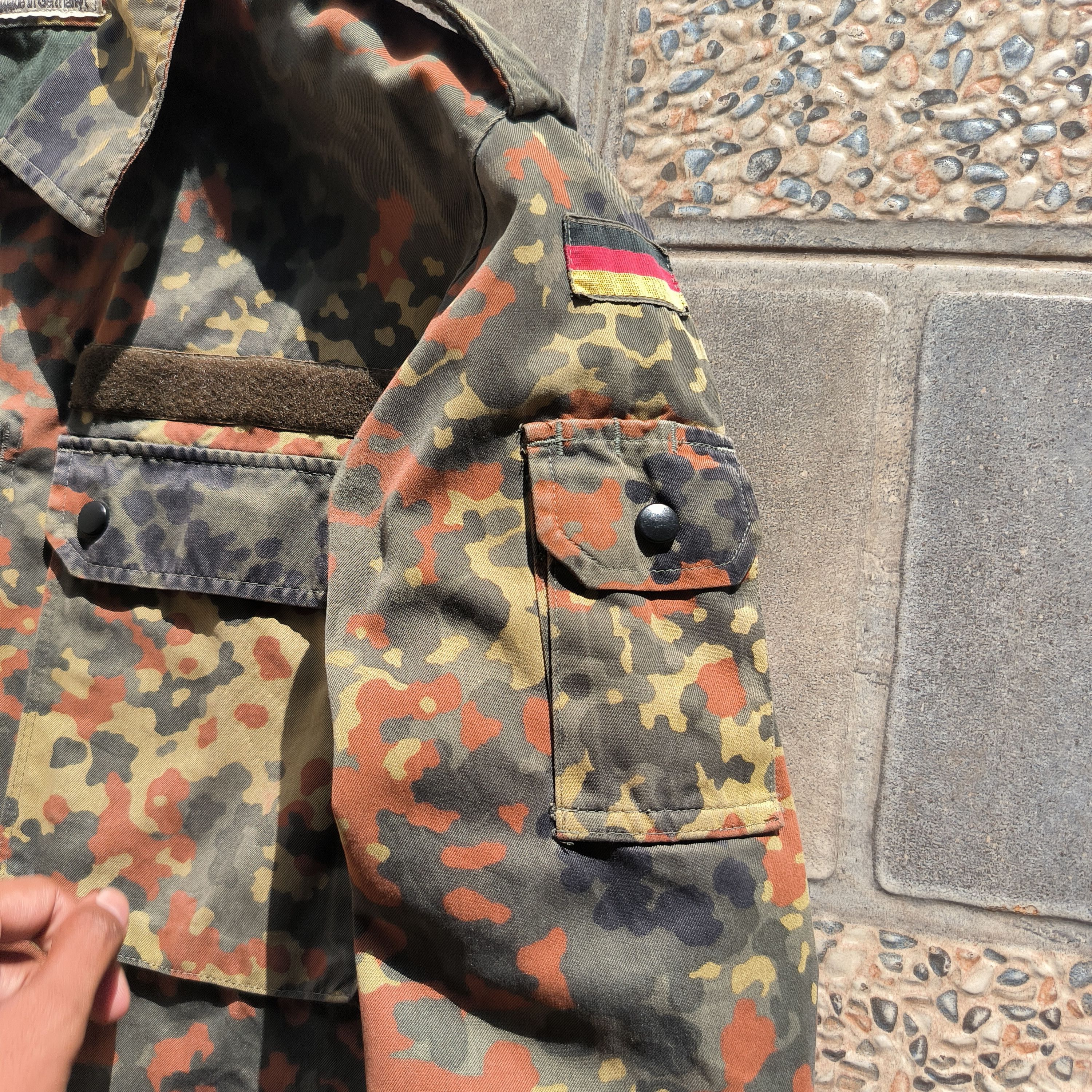 Vintage Vintage 1990s Germany Army Shirt Flectarn Jacket Size US L / EU 52-54 / 3 - 2 Thumbnail