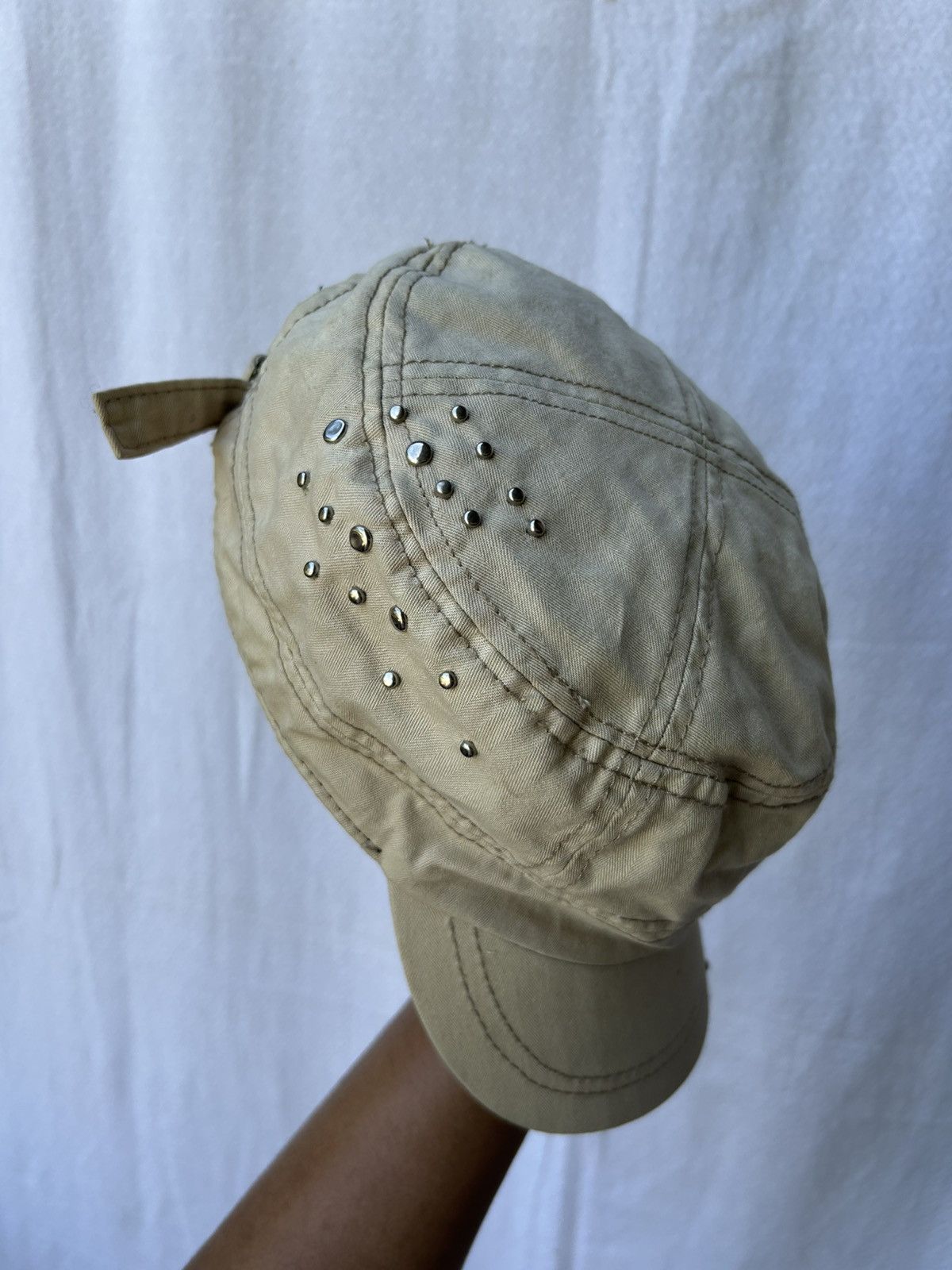 If Six Was Nine × Japanese Brand × Le Grande Bleu (L.G.B.) Studded distressed japanese style hats Size ONE SIZE - 6 Thumbnail