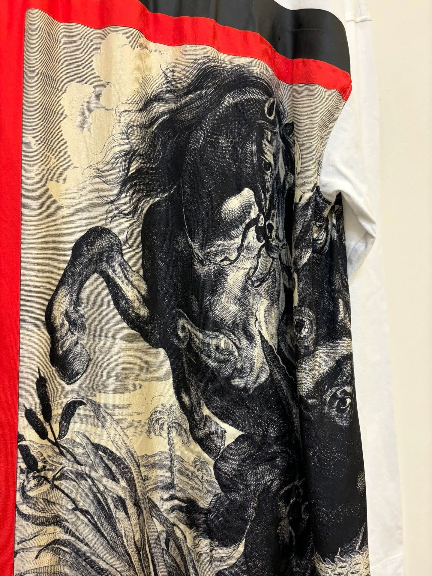 Dries Van Noten Dries Van Noten Dries van noten Silk scarf long sleeve tee Size US L / EU 52-54 / 3 - 5 Thumbnail