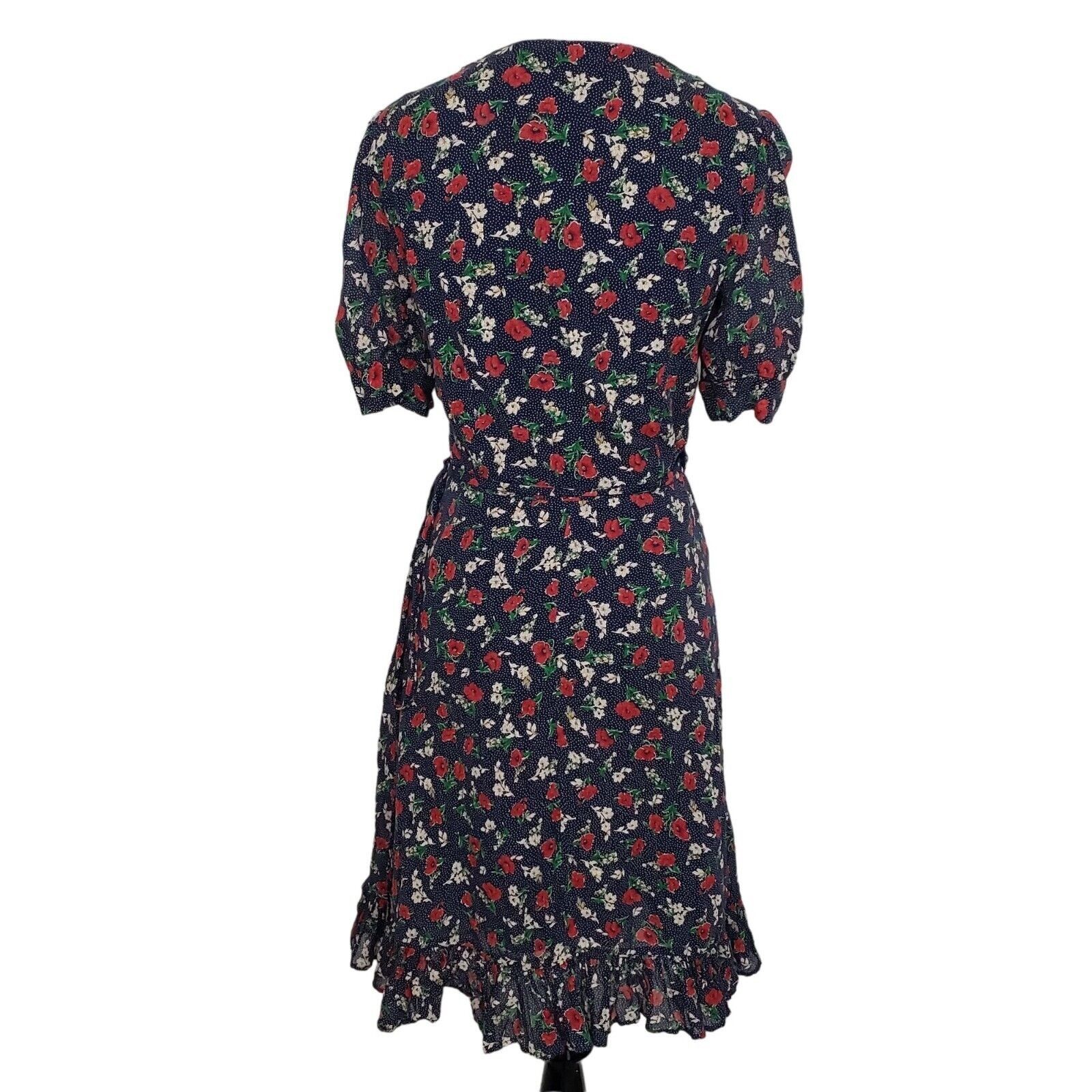 Ralph Lauren Denim & Supply Ralph Lauren Floral Wrap Dress Womens Size M Size M / US 6-8 / IT 42-44 - 10 Thumbnail