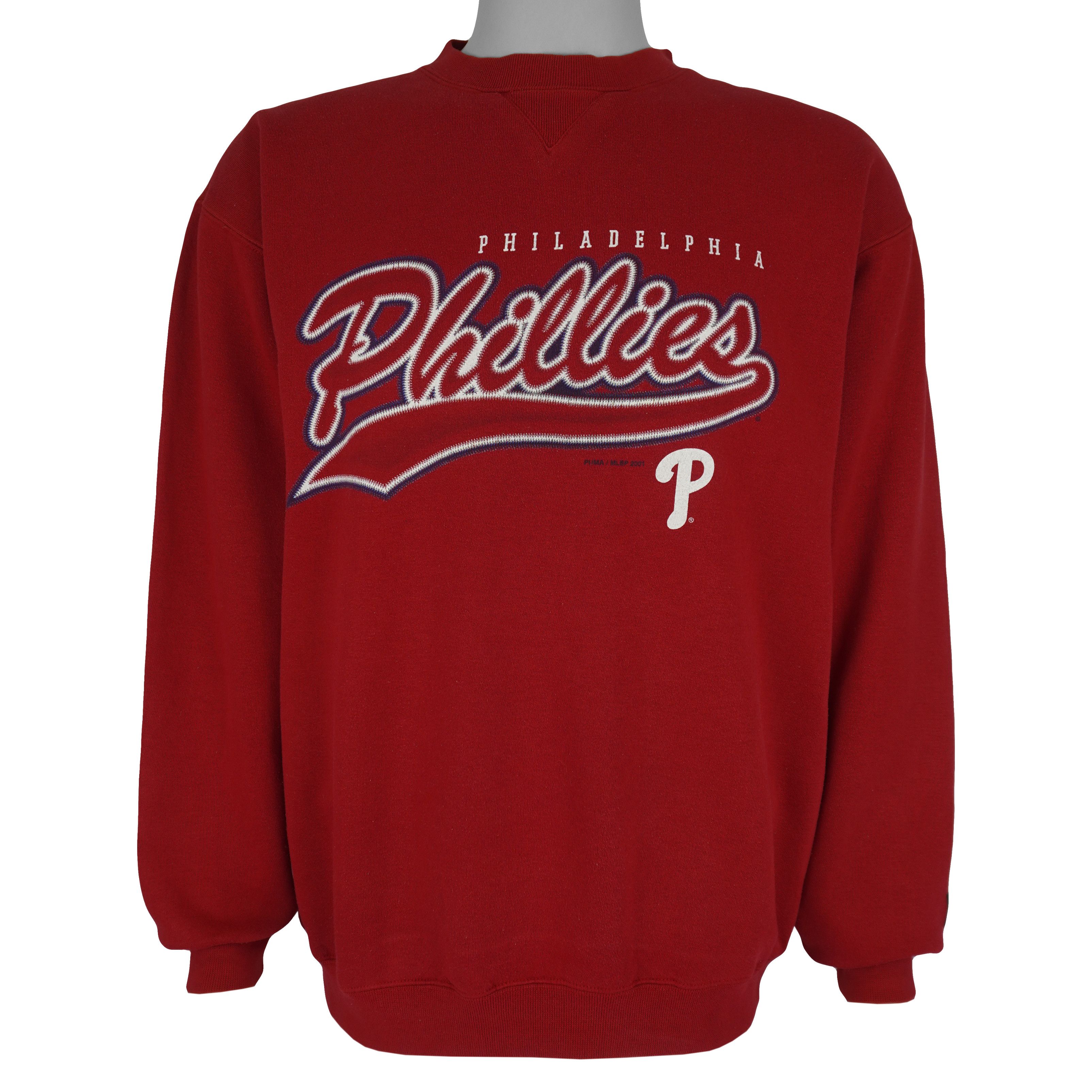Puma MLB - Philadelphia Phillies Crew Neck Sweatshirt 2001 Size US M / EU 48-50 / 2 - 1 Thumbnail
