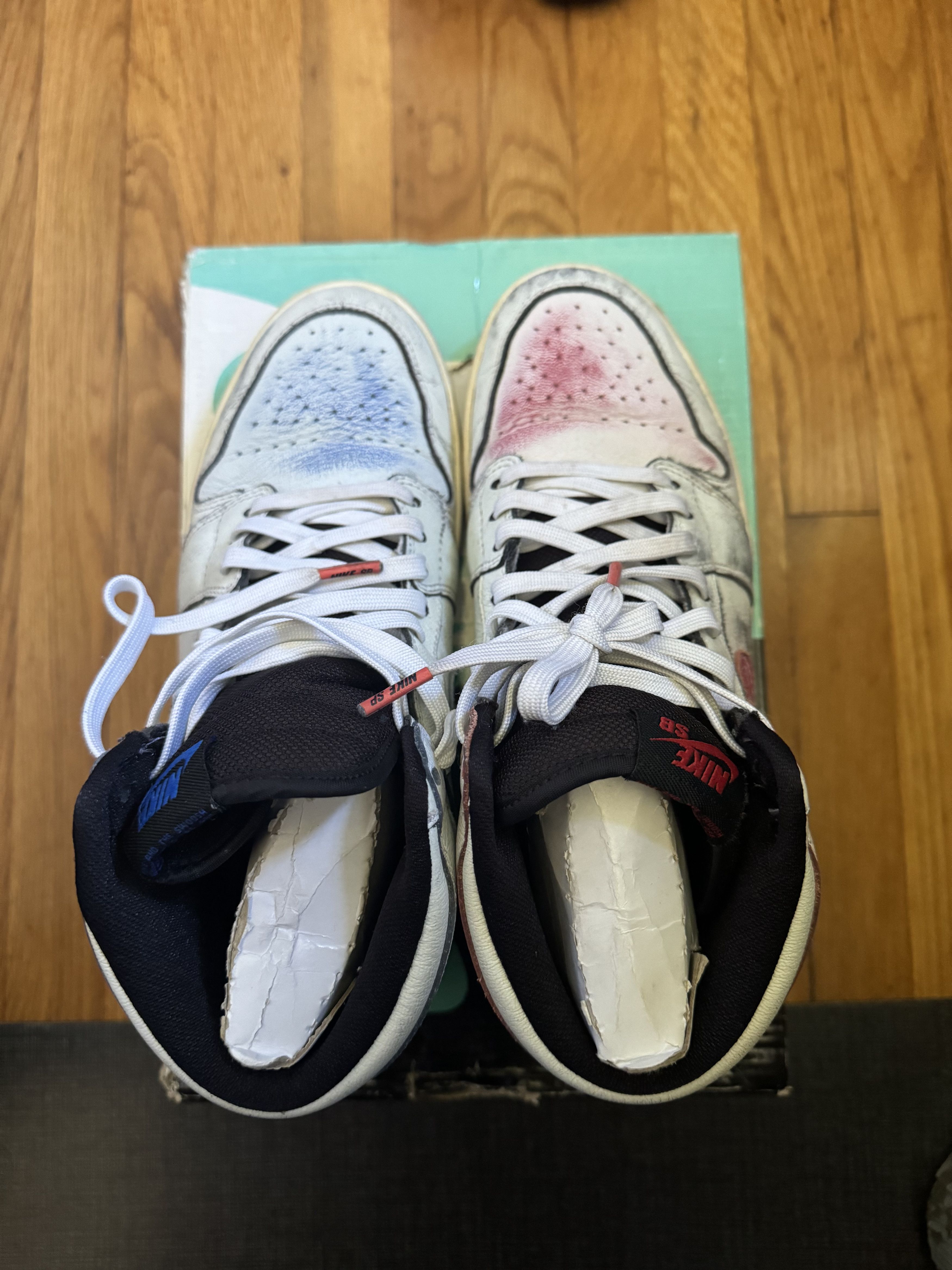 Jordan Brand × Nike jordan 1 sb lance mountain white Size US 9 / EU 42 - 2 Thumbnail