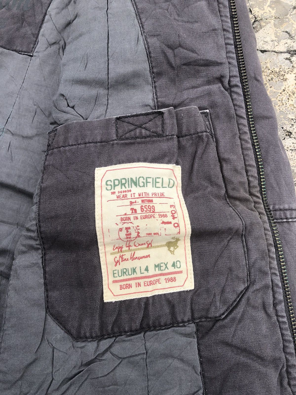 Vintage Vintage Chaqueta Springfield Military Jacket Size US L / EU 52-54 / 3 - 23 Thumbnail